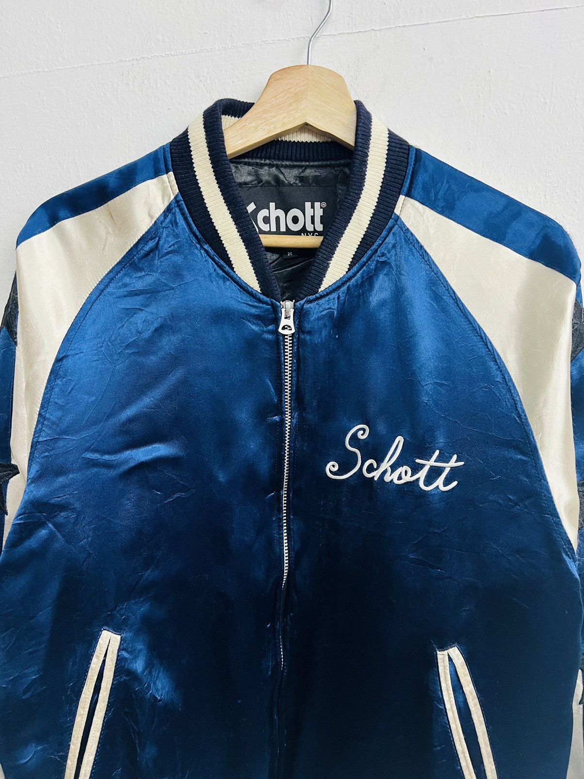 Schott SCHOTT NYC SUKAJAN BOMBER JACKET Size US M / EU 48-50 / 2 - 2 Thumbnail
