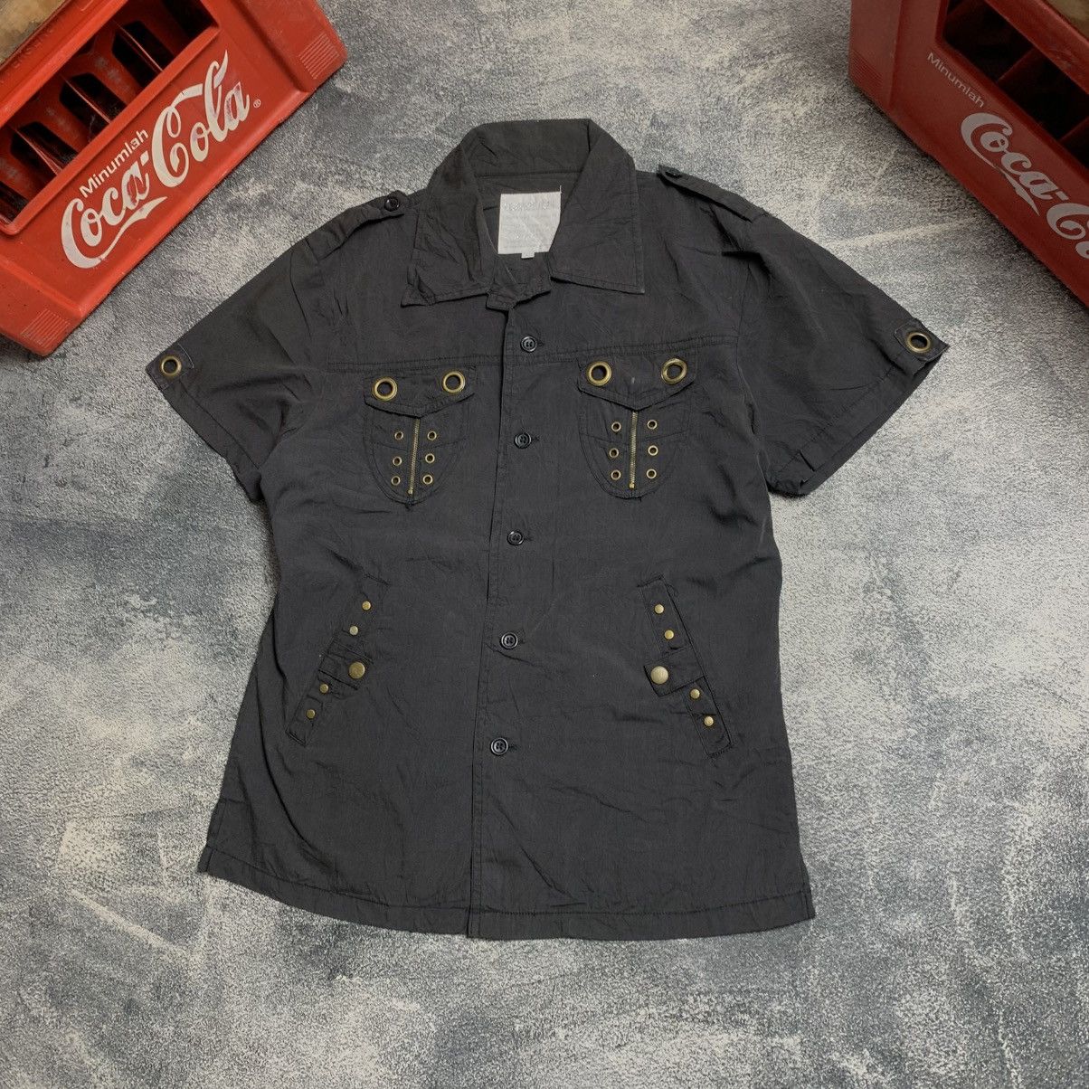 Japanese Brand Clone Devgru Bondage Punk Button Up shirt Size US L / EU 52-54 / 3 - 2 Thumbnail