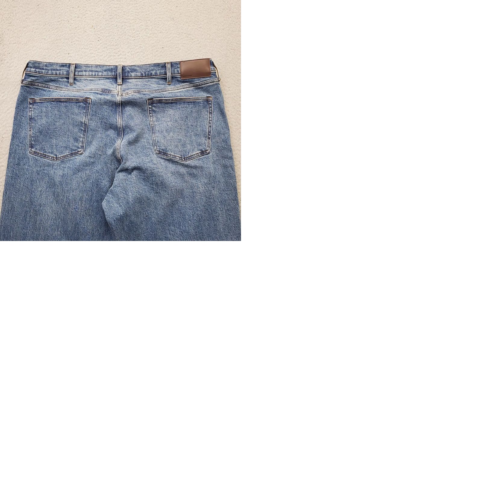 Lands' End Lands' End Mens Jeans 40 Blue Denim Medium Wash Traditional Fit Shirt? Size US 40 / EU 56 - 9 Thumbnail