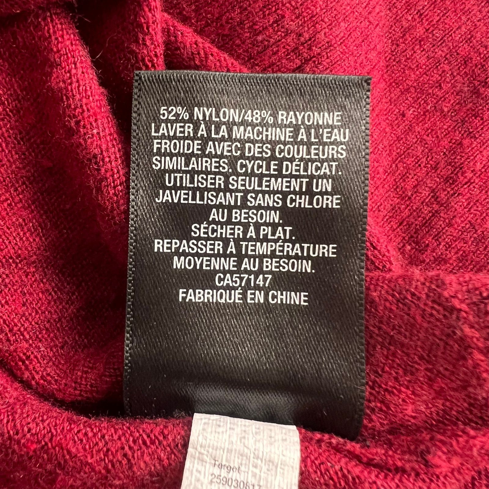 Mossimo Mossimo Burgandy Knit Longsleeve Cardigan, S Size S / US 4 / IT 40 - 5 Thumbnail