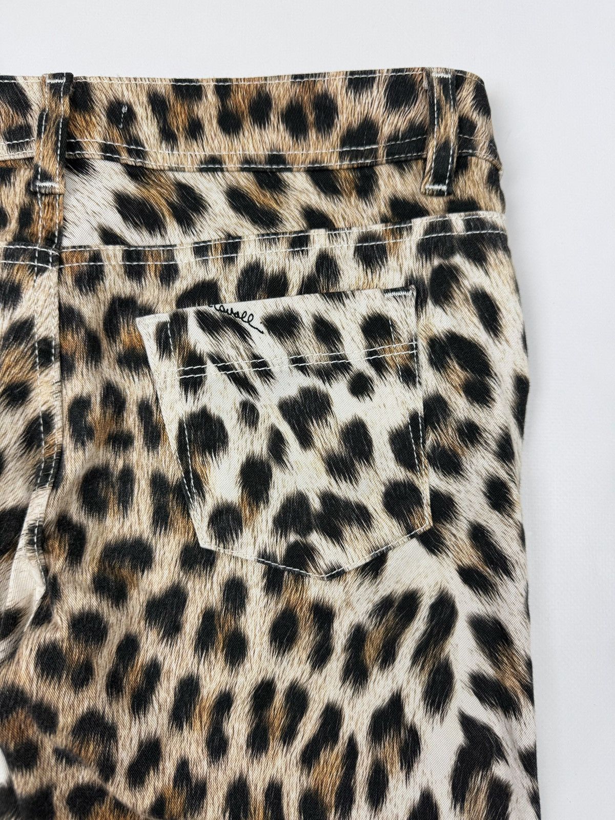 Just Cavalli Just Cavalli Leopard Skinny Skin Leg Pants Size 27" / US 4 / IT 40 - 12 Thumbnail