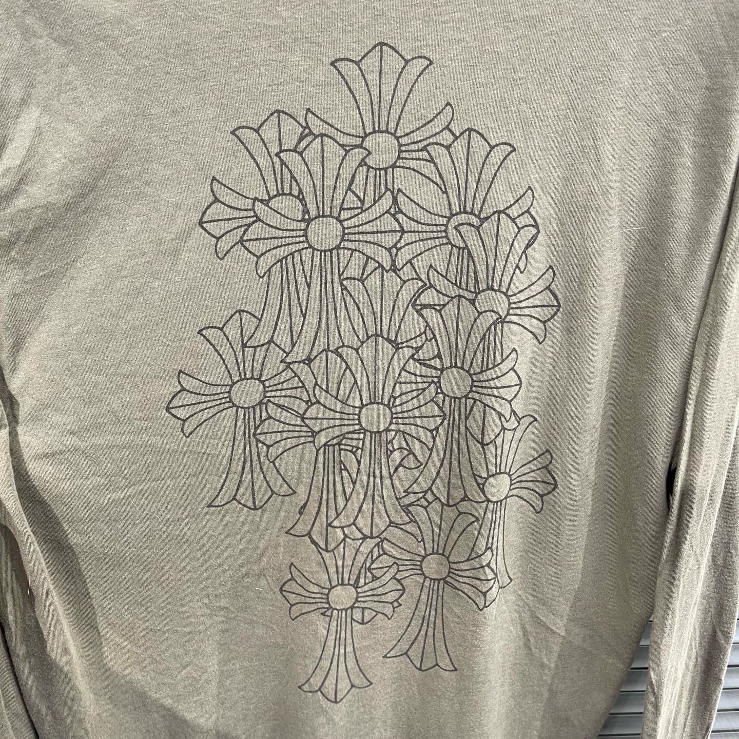 Chrome Hearts Chrome Hearts Olive Green Limited Full Phantom Cross LS M Size US M / EU 48-50 / 2 - 5 Thumbnail