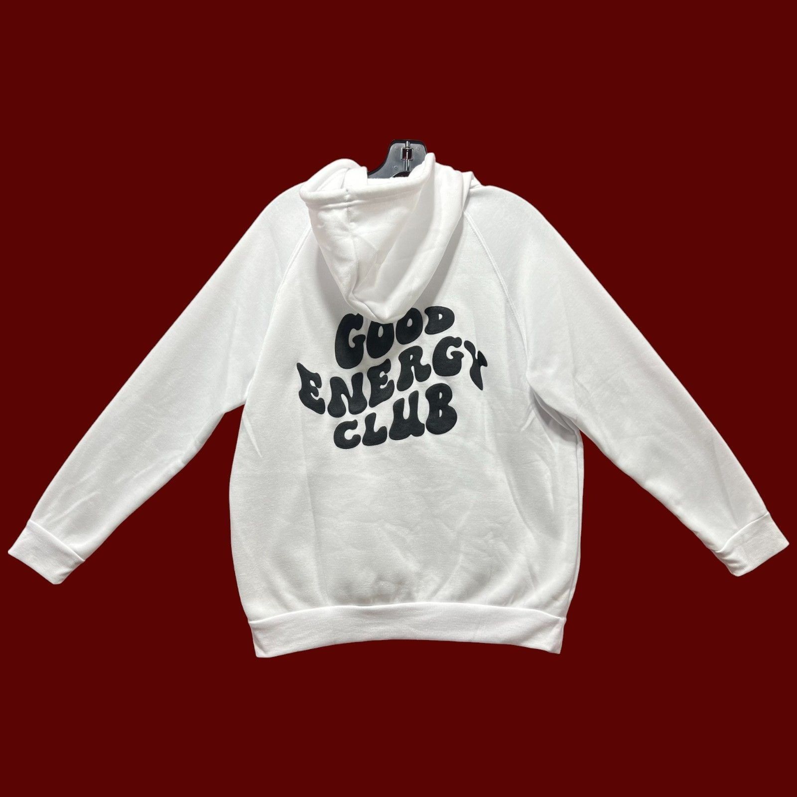 rue21 Rue 21 - Men's Long Sleeve Hooded Sweatshirt - White - Mediu Size US M / EU 48-50 / 2 - 2 Thumbnail