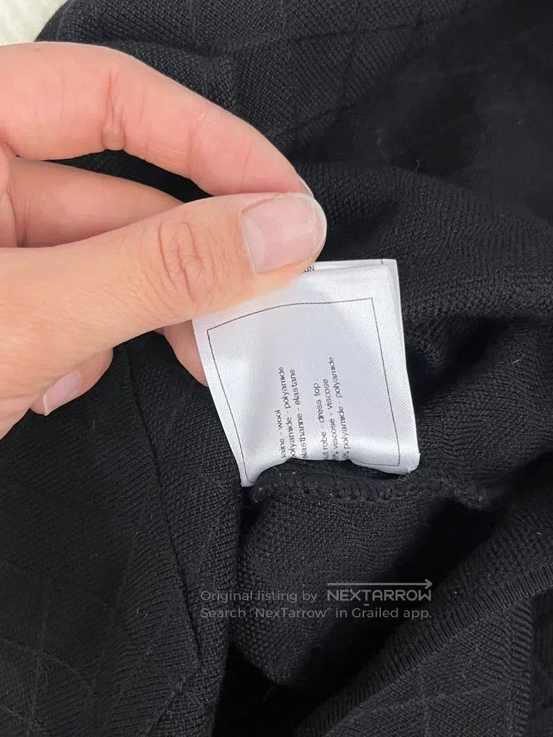 Chanel Chanel Equestrian series black and white stitching gold-bu Size XS / US 0-2 / IT 36-38 - 7 Thumbnail