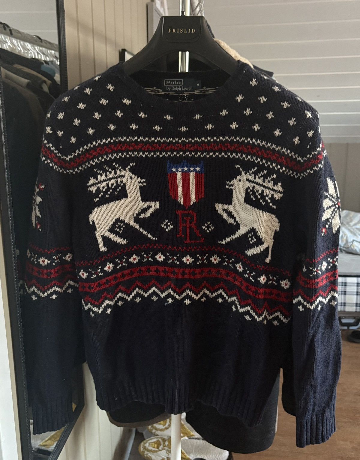 Polo Ralph Lauren Polo Ralph Lauren Reindeer Sweater Size US M / EU 48-50 / 2 - 1 Thumbnail