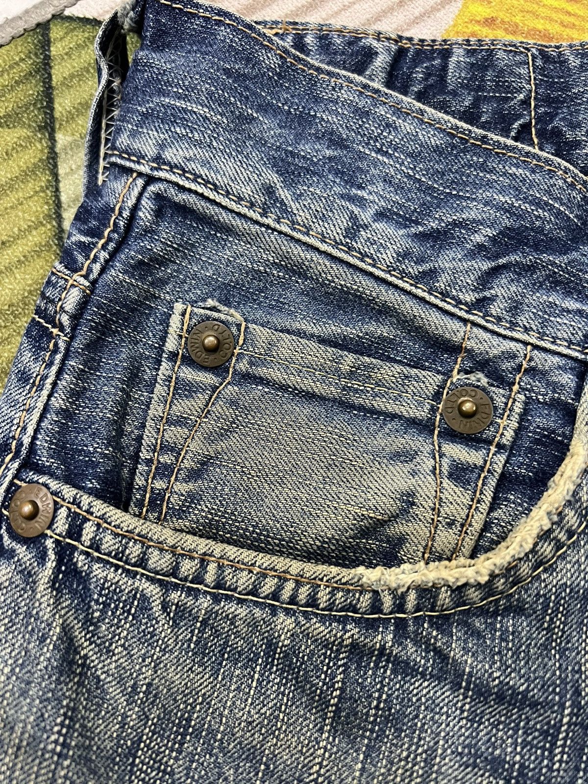 Edwin × Japanese Brand × Vintage VINTAGE EDWIN 503 BLUE TRIP JAPAN Size US 30 / EU 46 - 6 Thumbnail