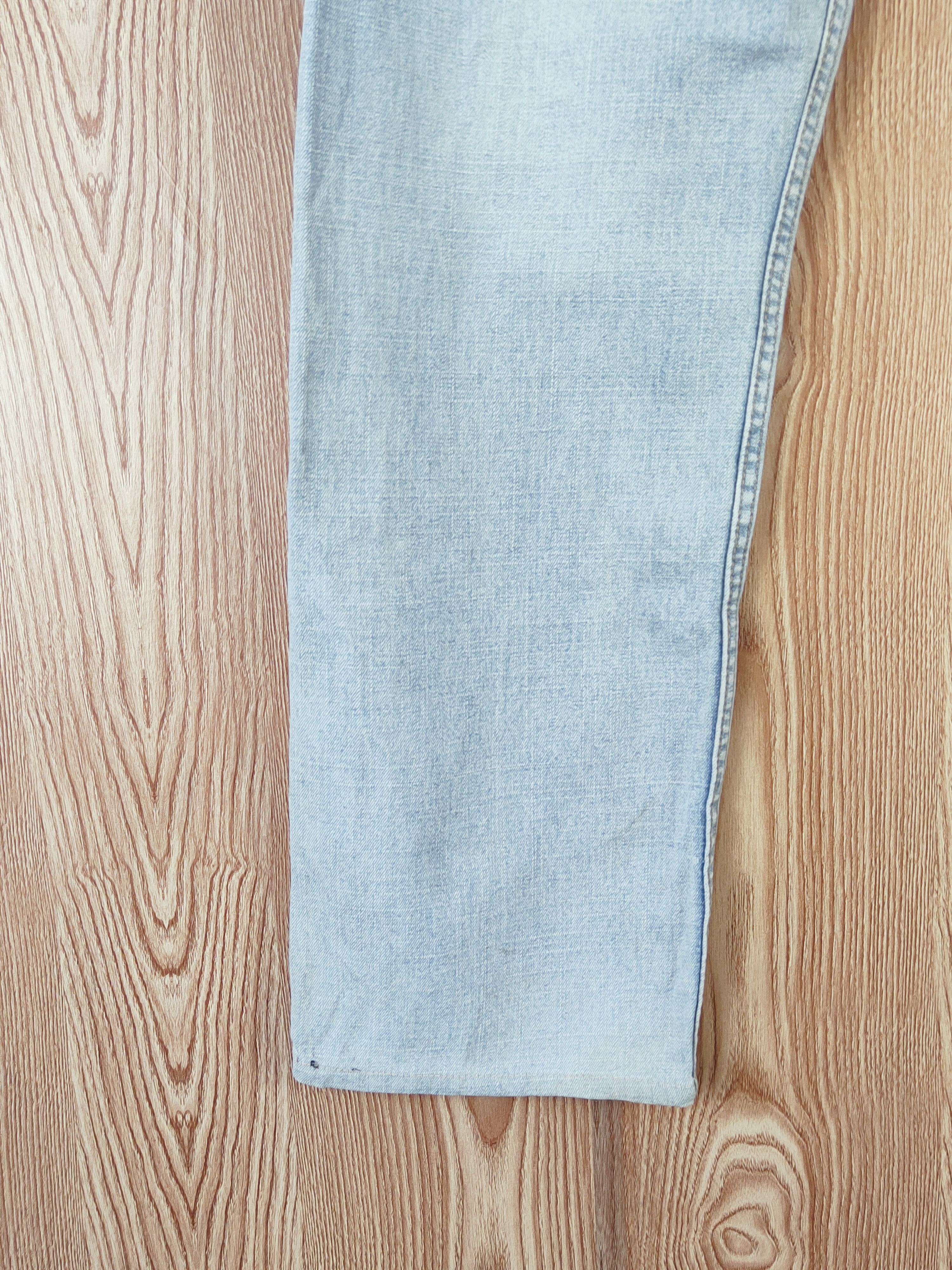 Japanese Brand Nylaus Blue Distressed Ripped Jeans #W631 Size US 33 - 9 Thumbnail