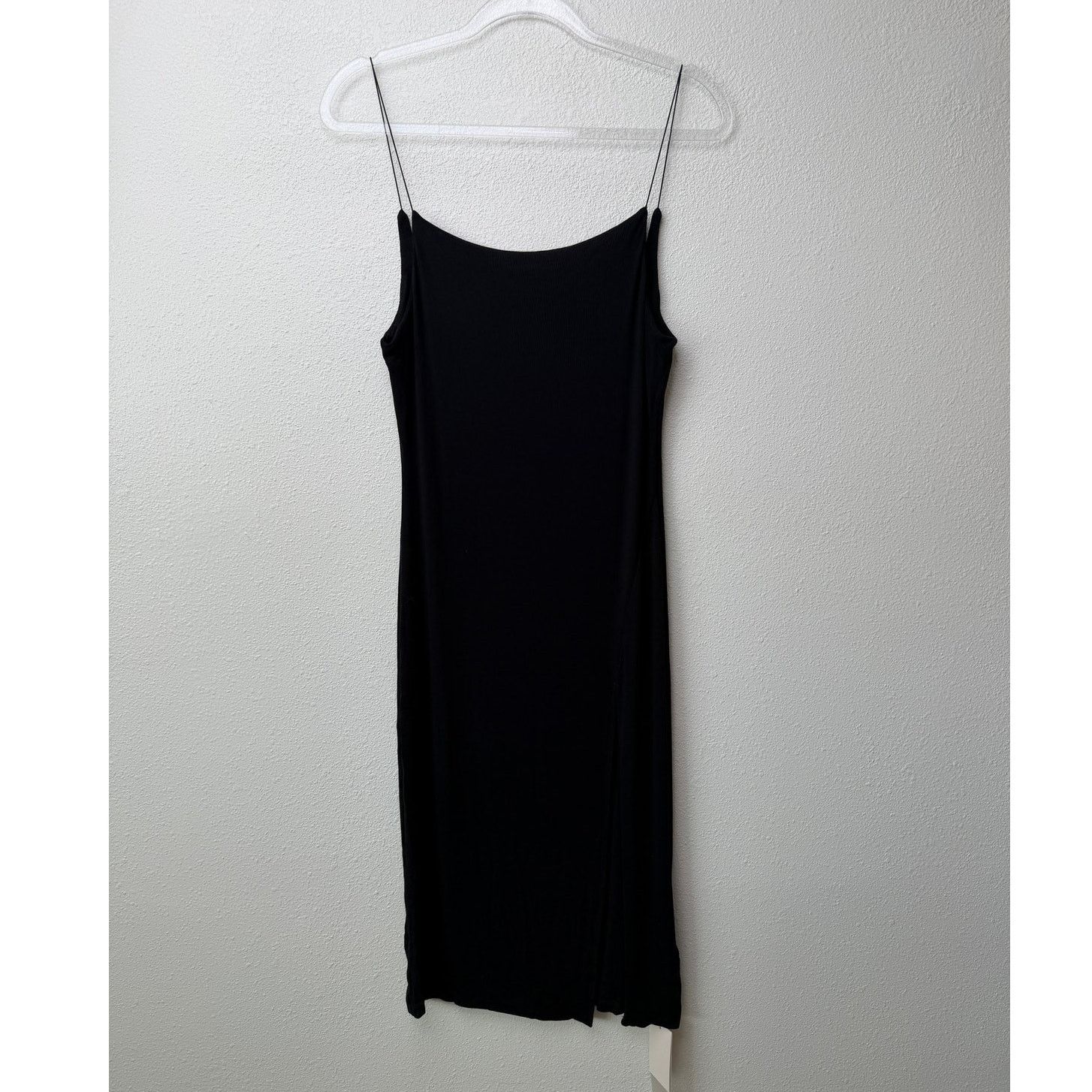 Other NWT Commense Black Ribbed Side Slit Midi Dress XL Size XL / US 12-14 / IT 48-50 - 5 Thumbnail