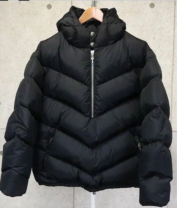 Chrome Hearts Chrome hearts down puffer jacket half zip | Grailed