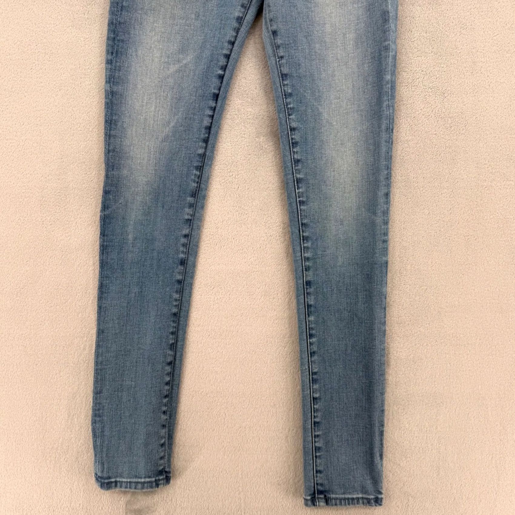 Vintage AG Adriano Goldschmied The Middi Ankle Light Wash Mid Rise Womens Sz 24R Size 42" / US 20 - 4 Thumbnail