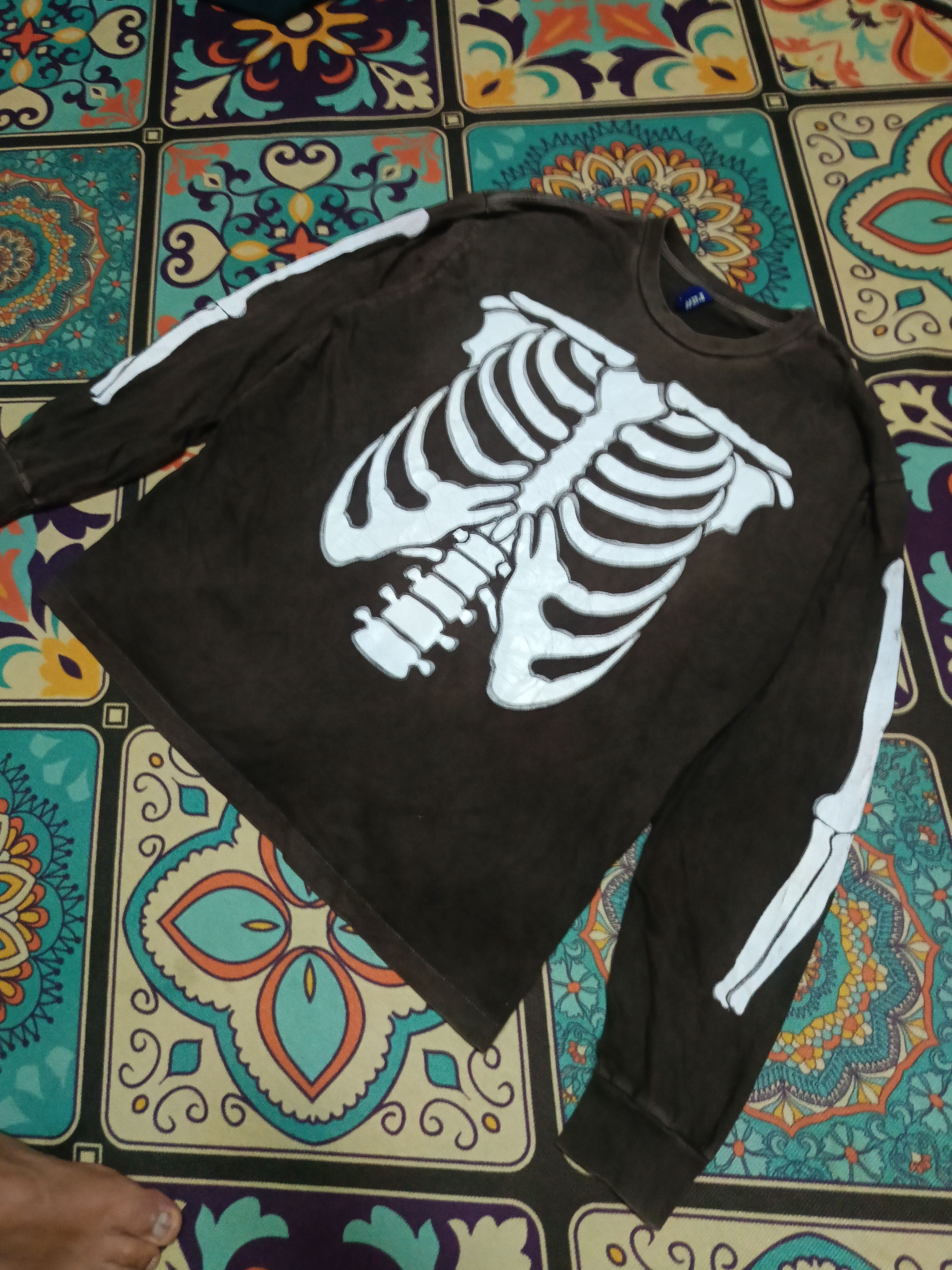 Beauty Beast Punk Distressed Skeleton Takahiro Miyashita Inspired shirt Size US XL / EU 56 / 4 - 4 Thumbnail