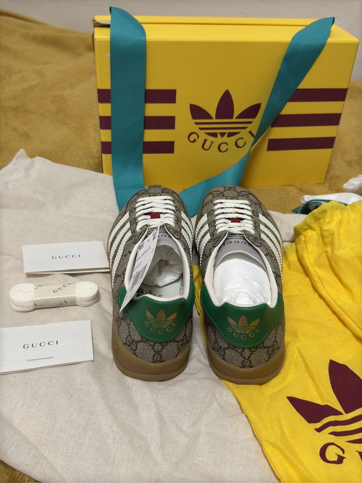 Adidas × Gucci New Adidas x Gucci Gazelle 41 1/3 Size US 9 / EU 42 - 5 Thumbnail