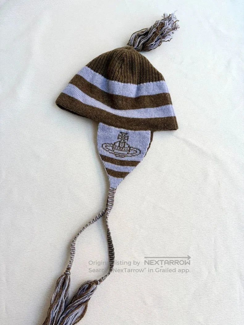 Vivienne Westwood Vivienne Westwood Purple Stripe Earflap Hat . Size ONE SIZE - 3 Thumbnail