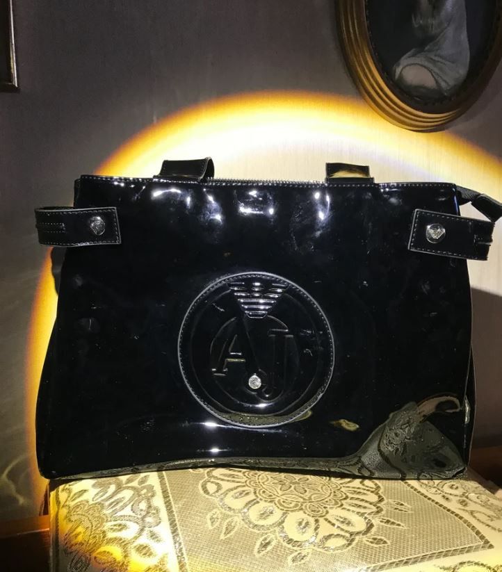 Other Vintage Armani Jeans Black Bag Handbag Size ONE SIZE - 10 Thumbnail