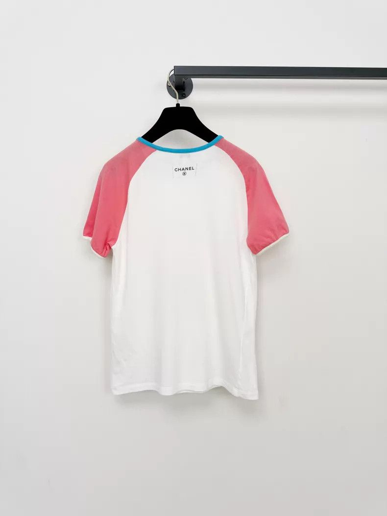 Chanel Chanel White short sleeves Size XS / US 0-2 / IT 36-38 - 4 Thumbnail