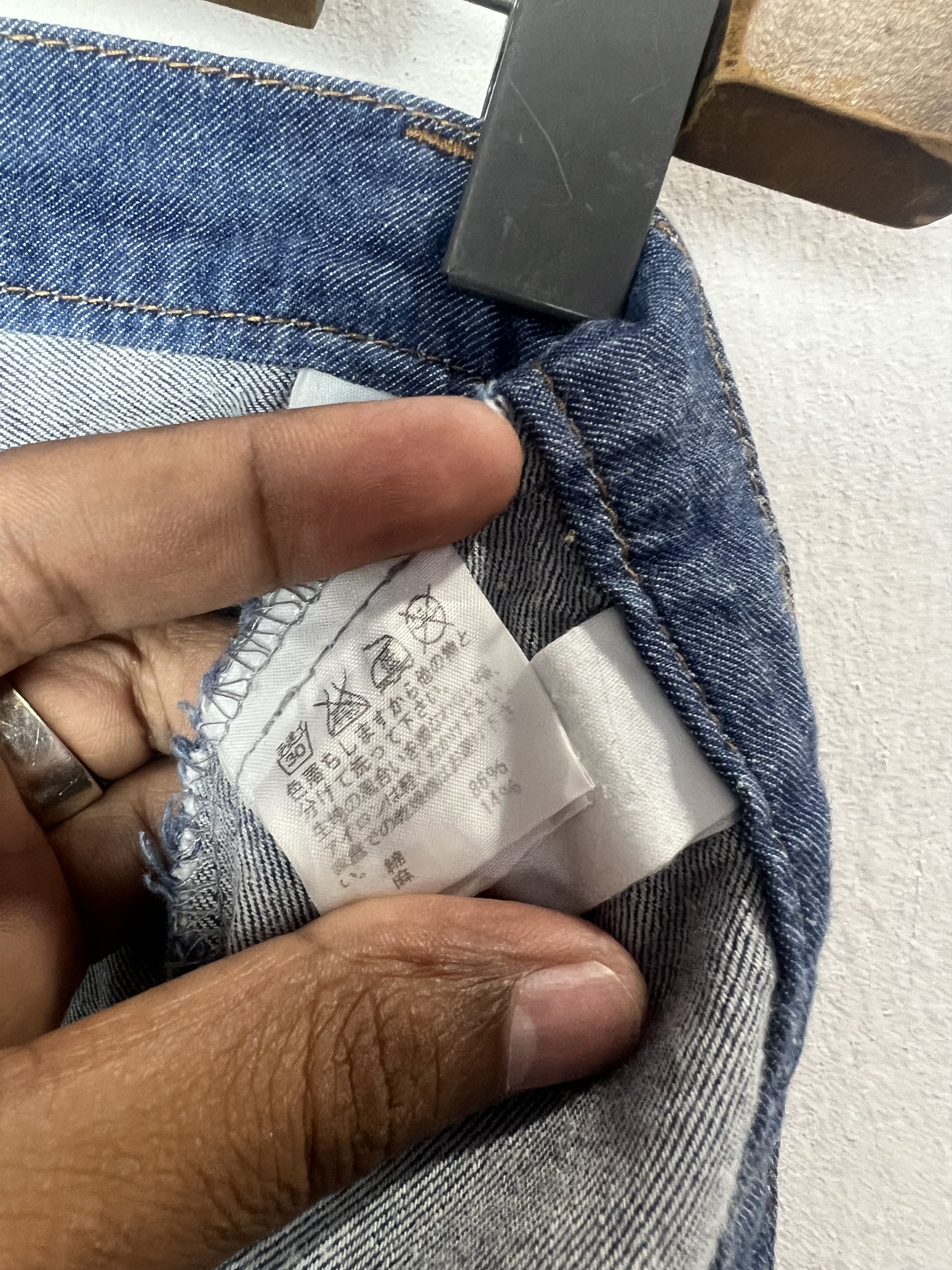 Ne-Net Ne-Net Drop Crotch Silhouette Distressed Denim Jeans Size 30" / US 8 / IT 44 - 13 Thumbnail