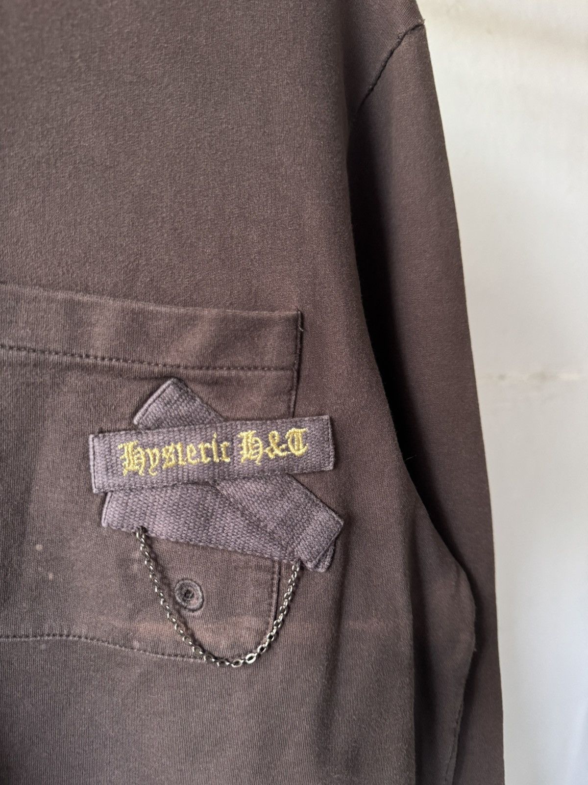 If Six Was Nine Hysteric Glamour Patch Chain Distressed Hoodie kurt Size US XL / EU 56 / 4 - 8 Thumbnail