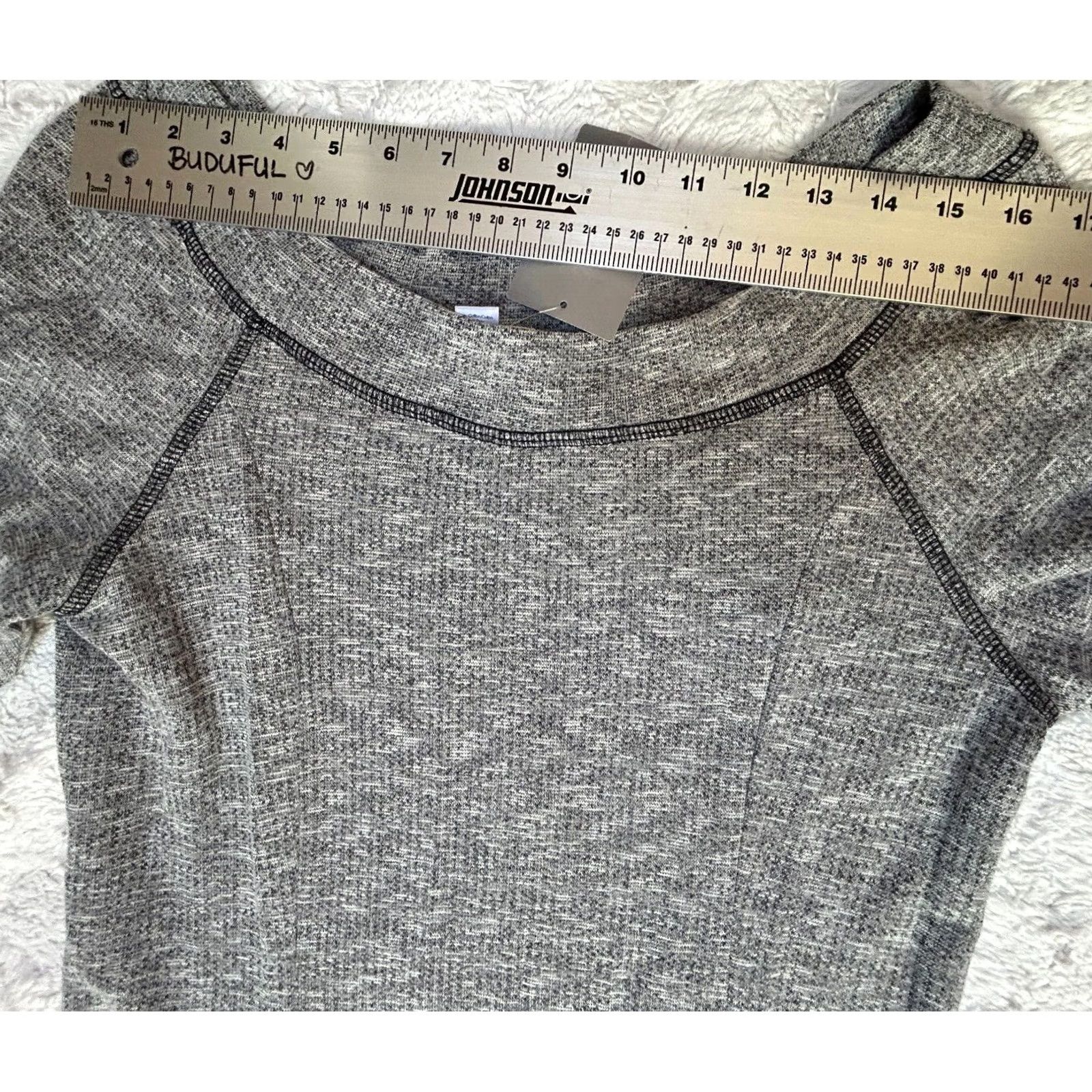 Anthropologie Puella Womens Knit Gray Boat Neck Maxi Dress L Hi-Low A-Line Knitwear Casual Sweater Dress Size L / US 10 / IT 46 - 4 Thumbnail