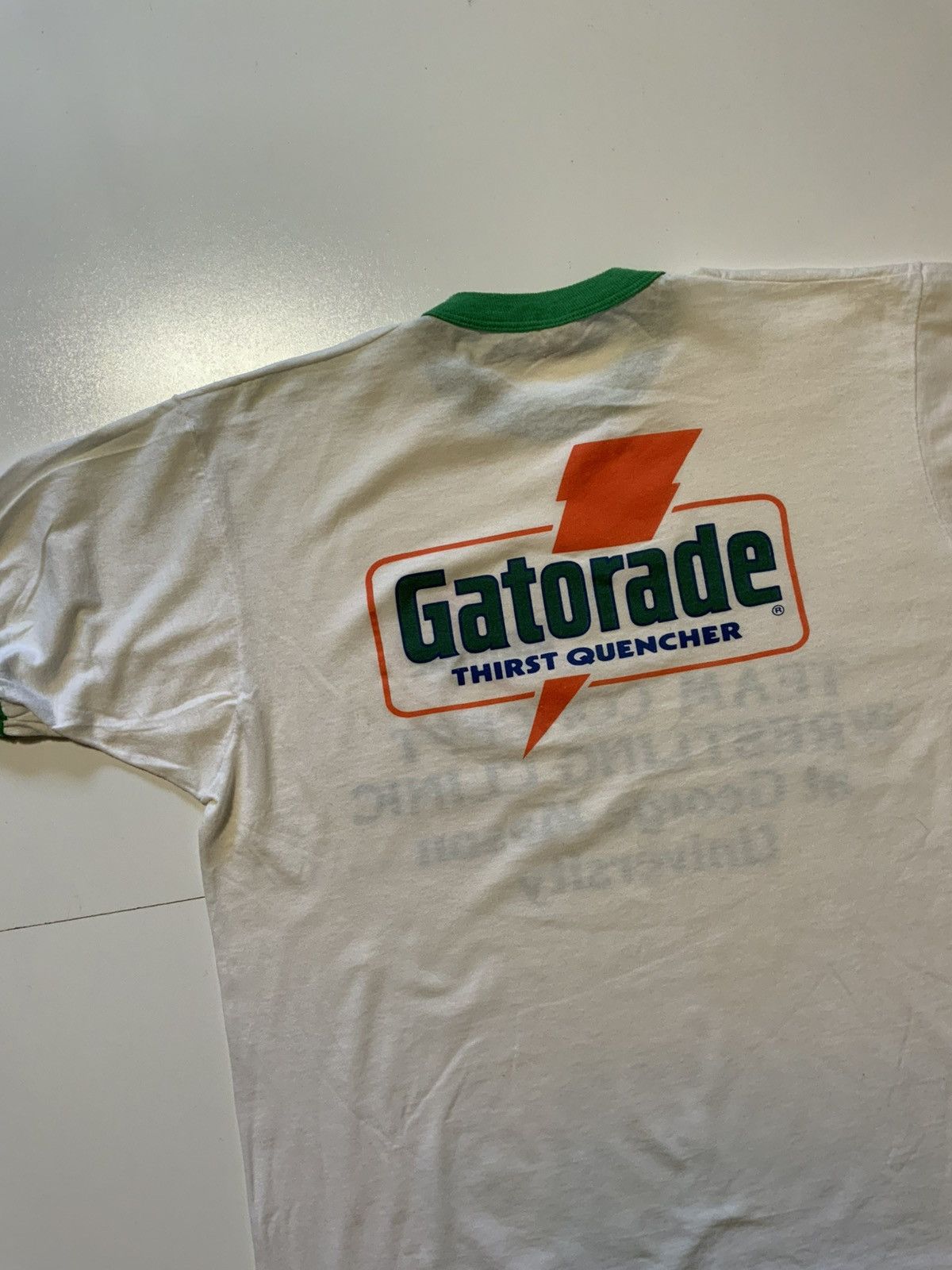 Gatorade × Vintage Vintage Screen Stars Gatorade Ringer Single Stitch T-Shirt Size US XL / EU 56 / 4 - 7 Thumbnail