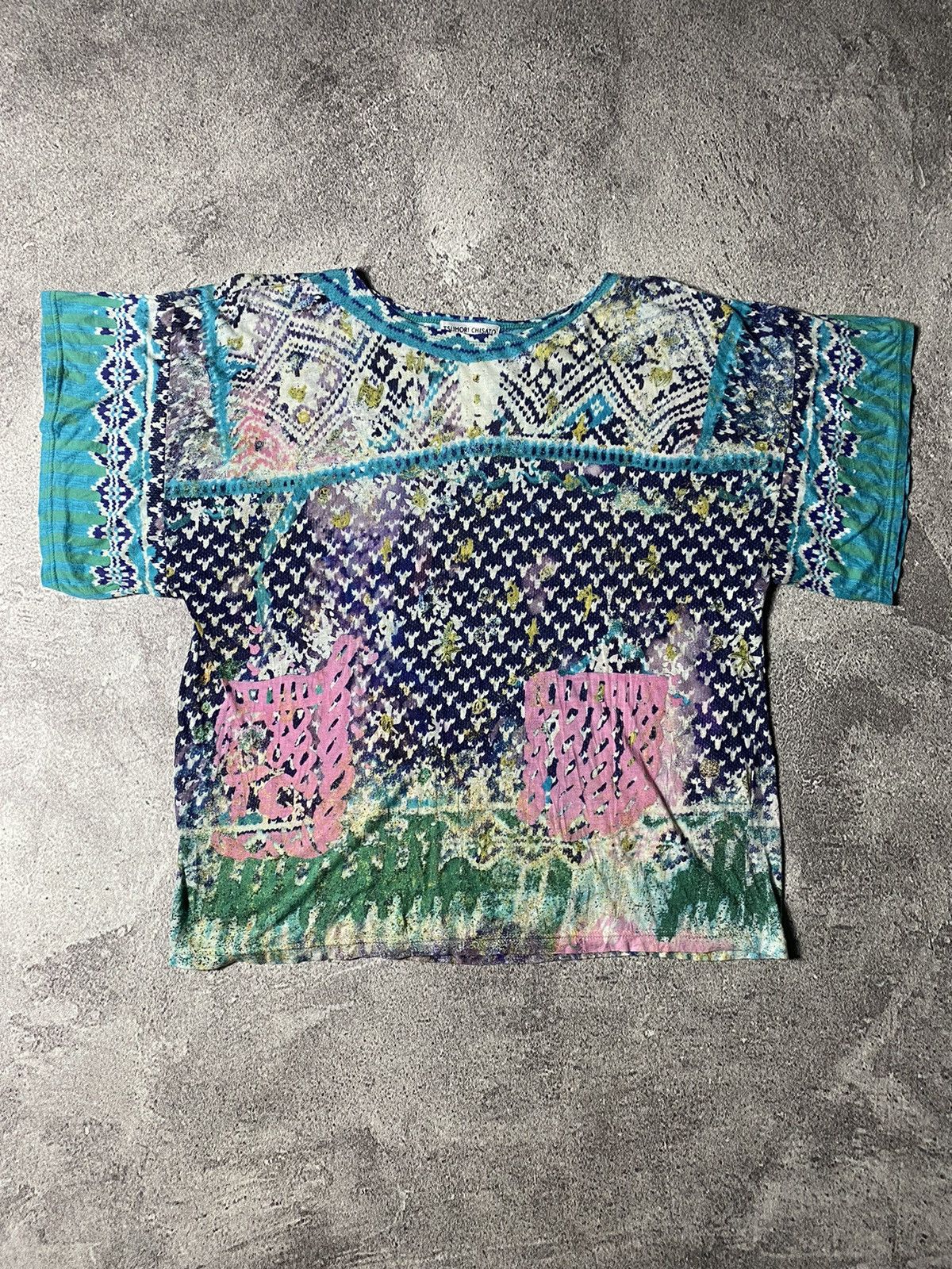 Issey Miyake × Japanese Brand × Tsumori Chisato Vintage Tsumori Chisato VERY RARE T-shirt Size L / US 10 / IT 46 - 2 Thumbnail