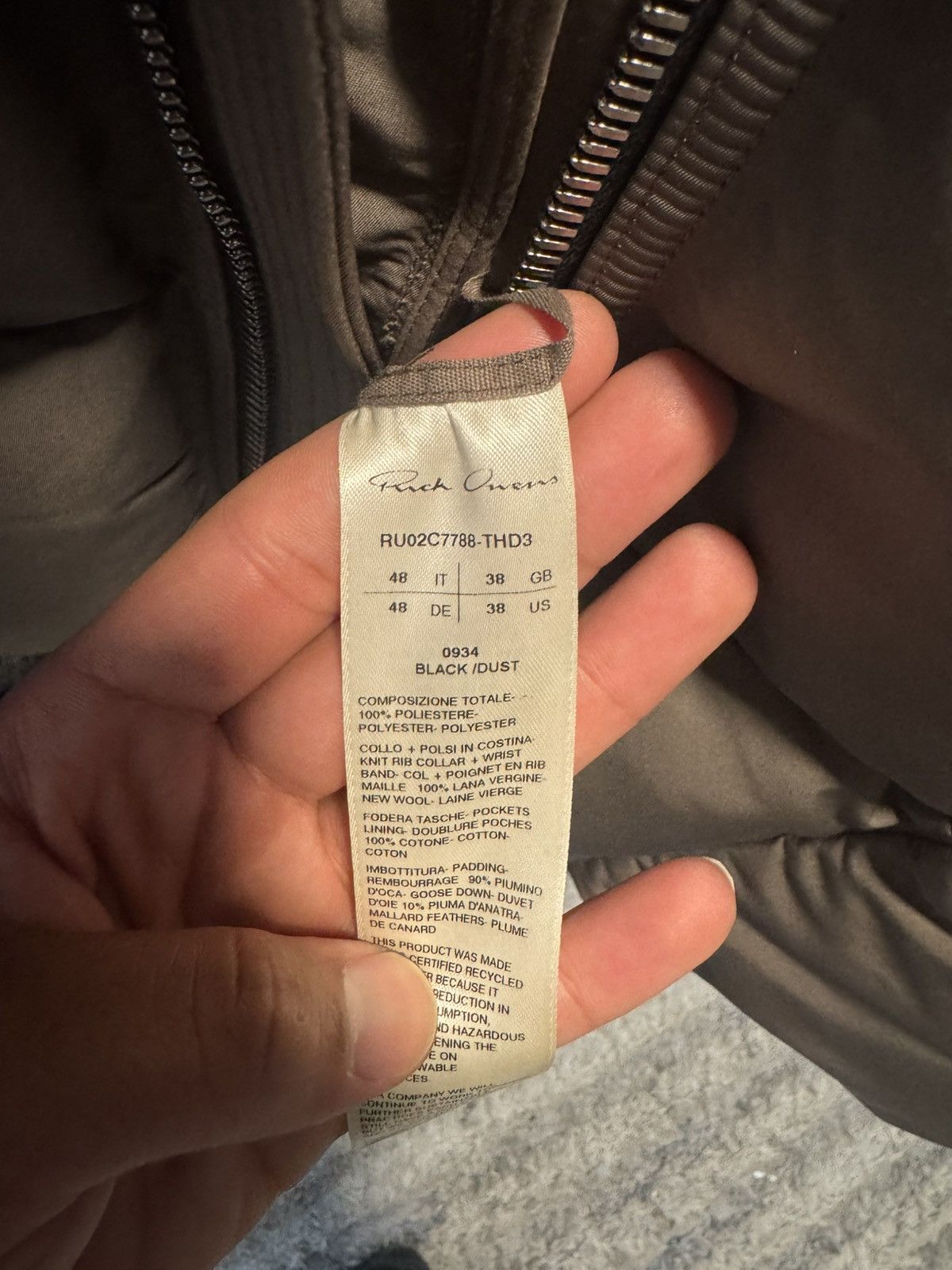 Rick Owens Rick Owens Flight Jacket Size US M / EU 48-50 / 2 - 3 Thumbnail