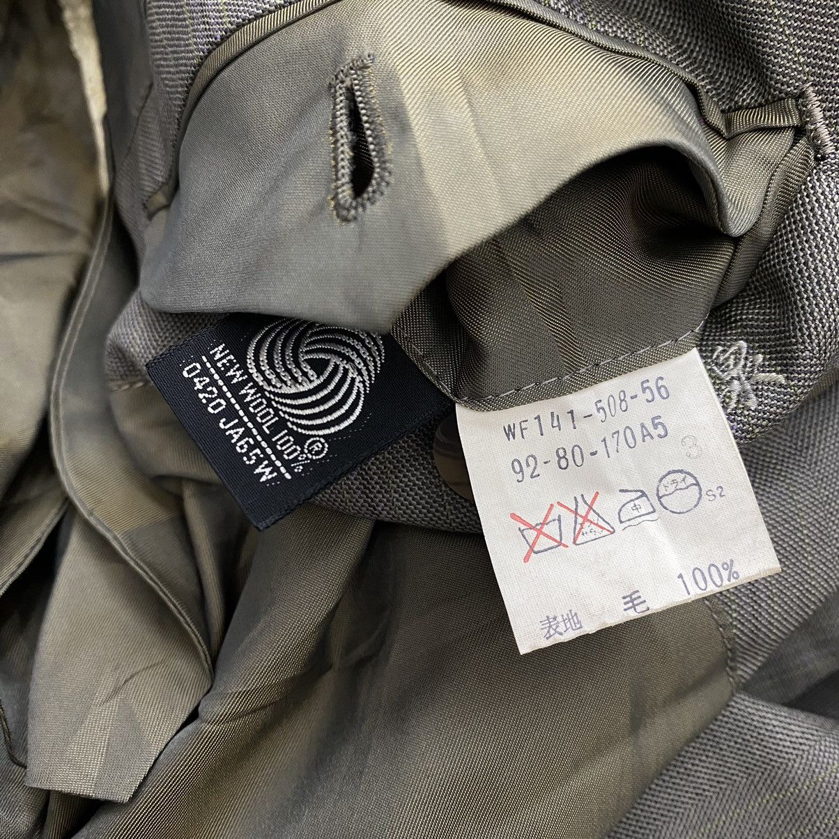 Burberry × Vintage Vintage BURBERRYS London Hickory Stripes Grey Blazer Coat Size US M / EU 48-50 / 2 - 6 Thumbnail