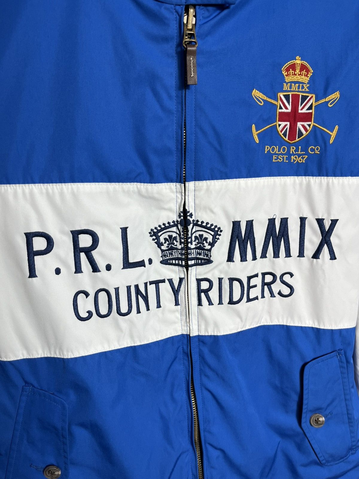 Polo Ralph Lauren Polo Ralph Lauren MMIX Reversible Jacket White Blue Casual Size US L / EU 52-54 / 3 - 6 Thumbnail