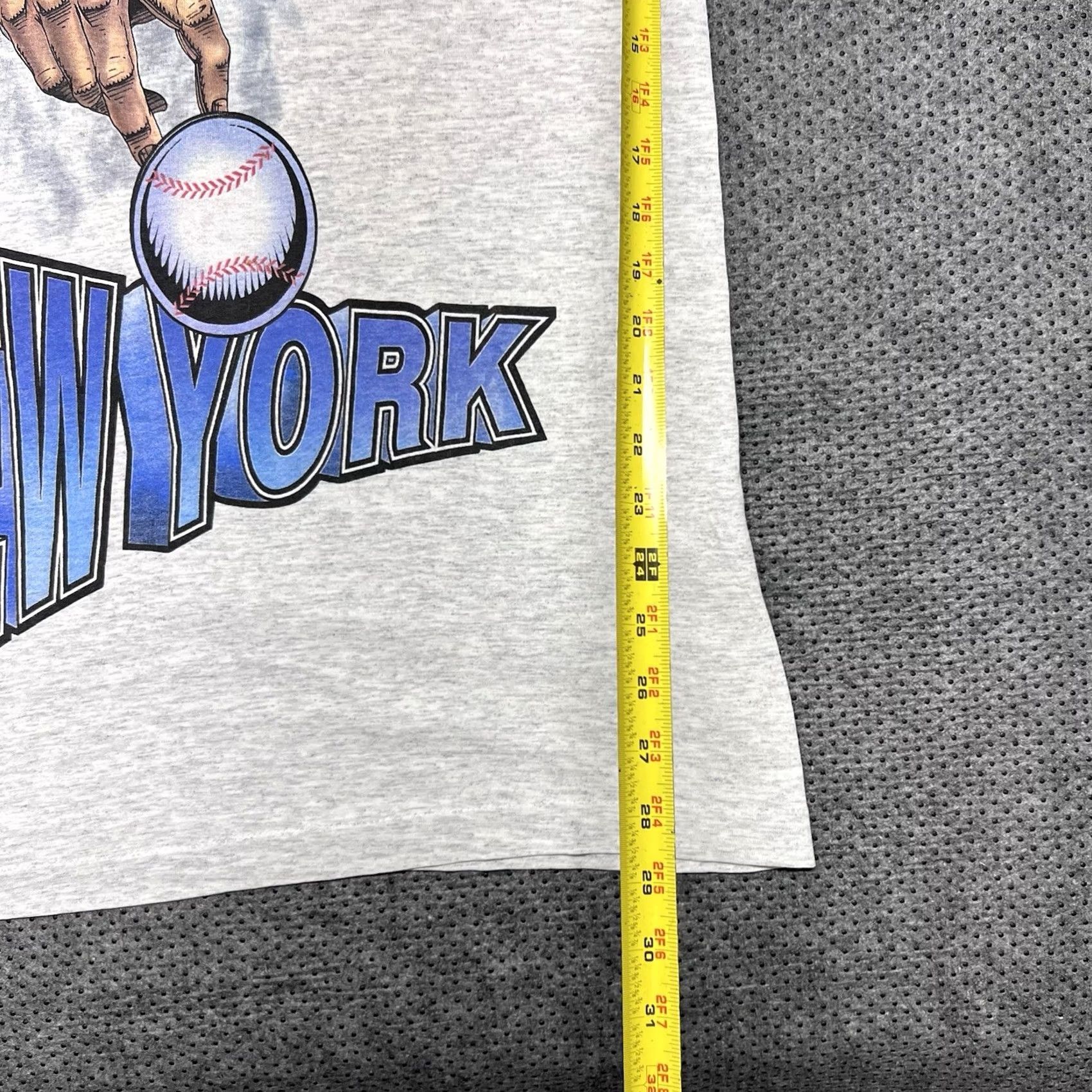 VINTAGE Salem Sportswear New York Yankees Breakthrough Tee Large Men’s Gray 1995 90s