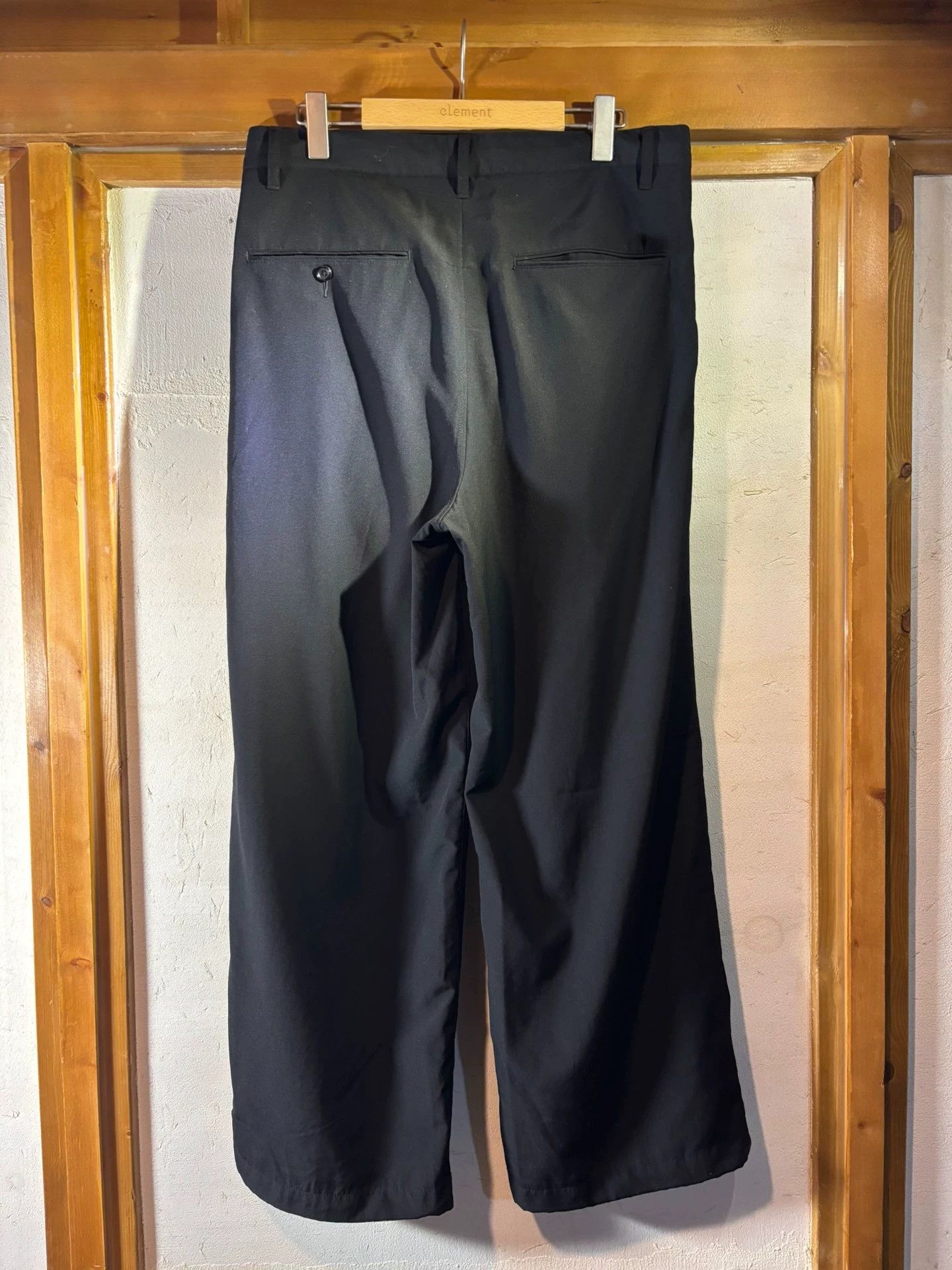 Beams Plus beams theA 25ss worsted wool wide leg trousers L 99% new Size US 34 / EU 50 - 7 Thumbnail