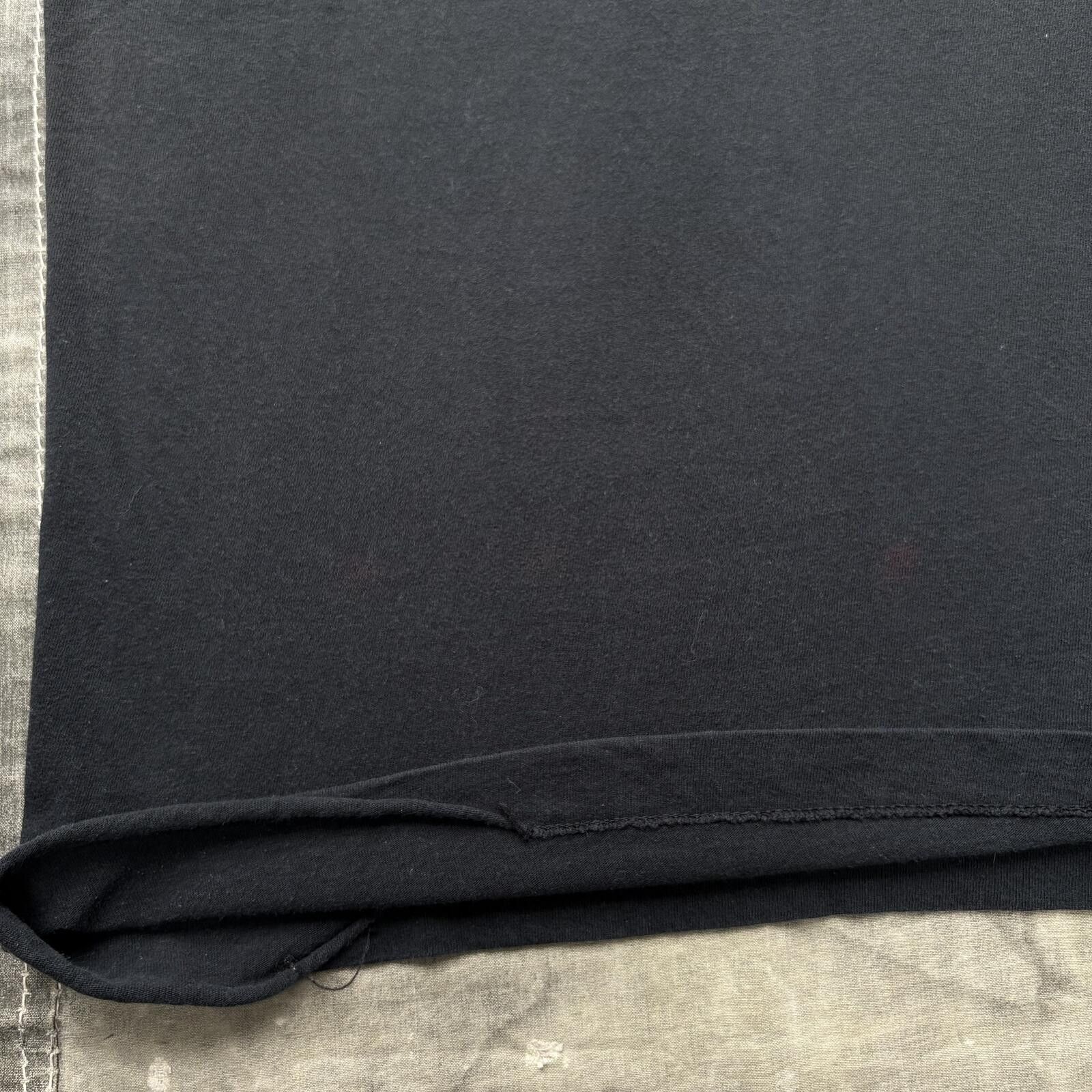 Fruit Of The Loom Vintage 80s Grunge Black Selvedge Pocket Sleeveless Shirt Size US L / EU 52-54 / 3 - 8 Thumbnail