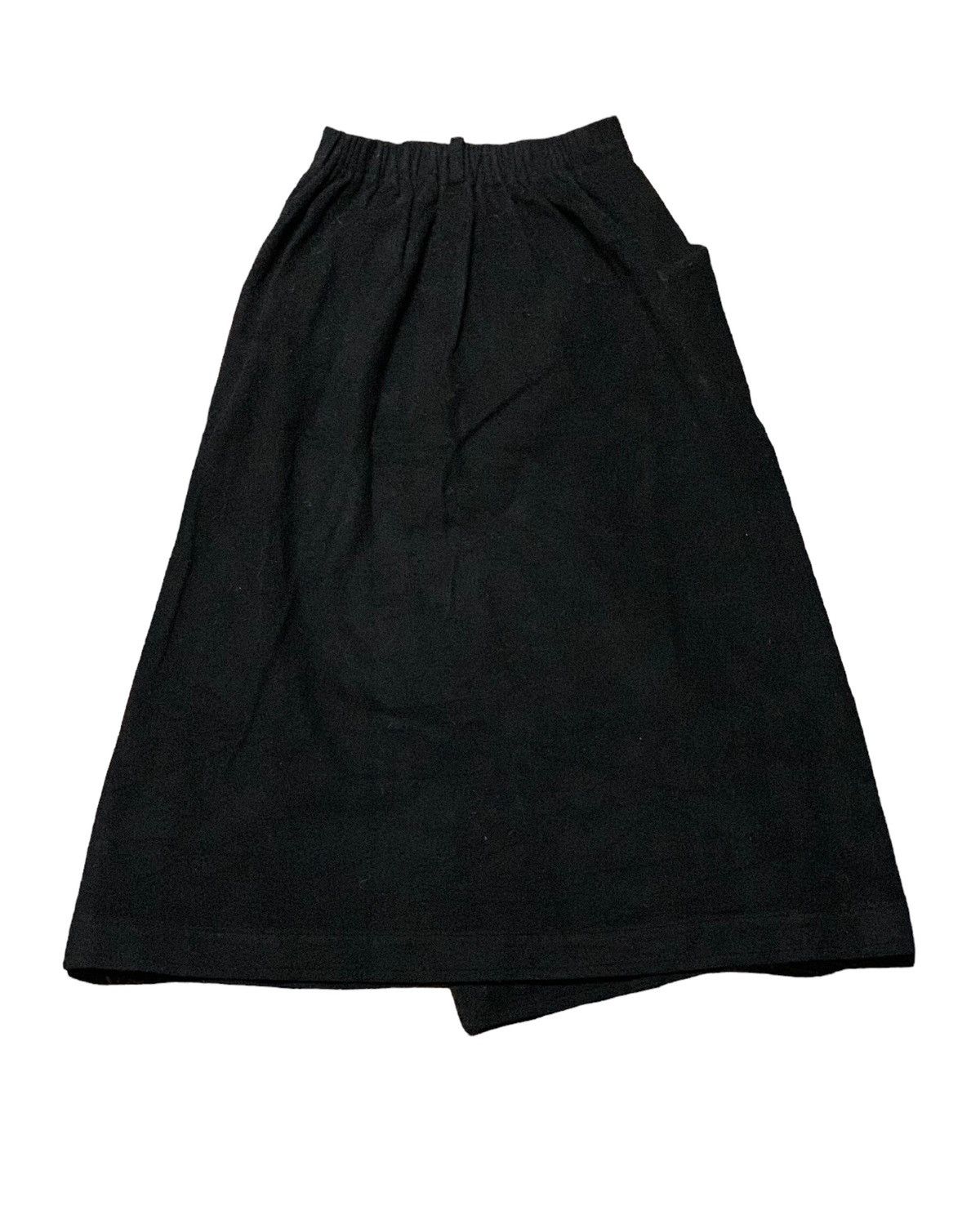 Issey Miyake × Japanese Brand × Vintage 💥Vintage Japanese Brand Asymmetrical Wool Skirt Size 26" / US 2 / IT 38 - 2 Thumbnail