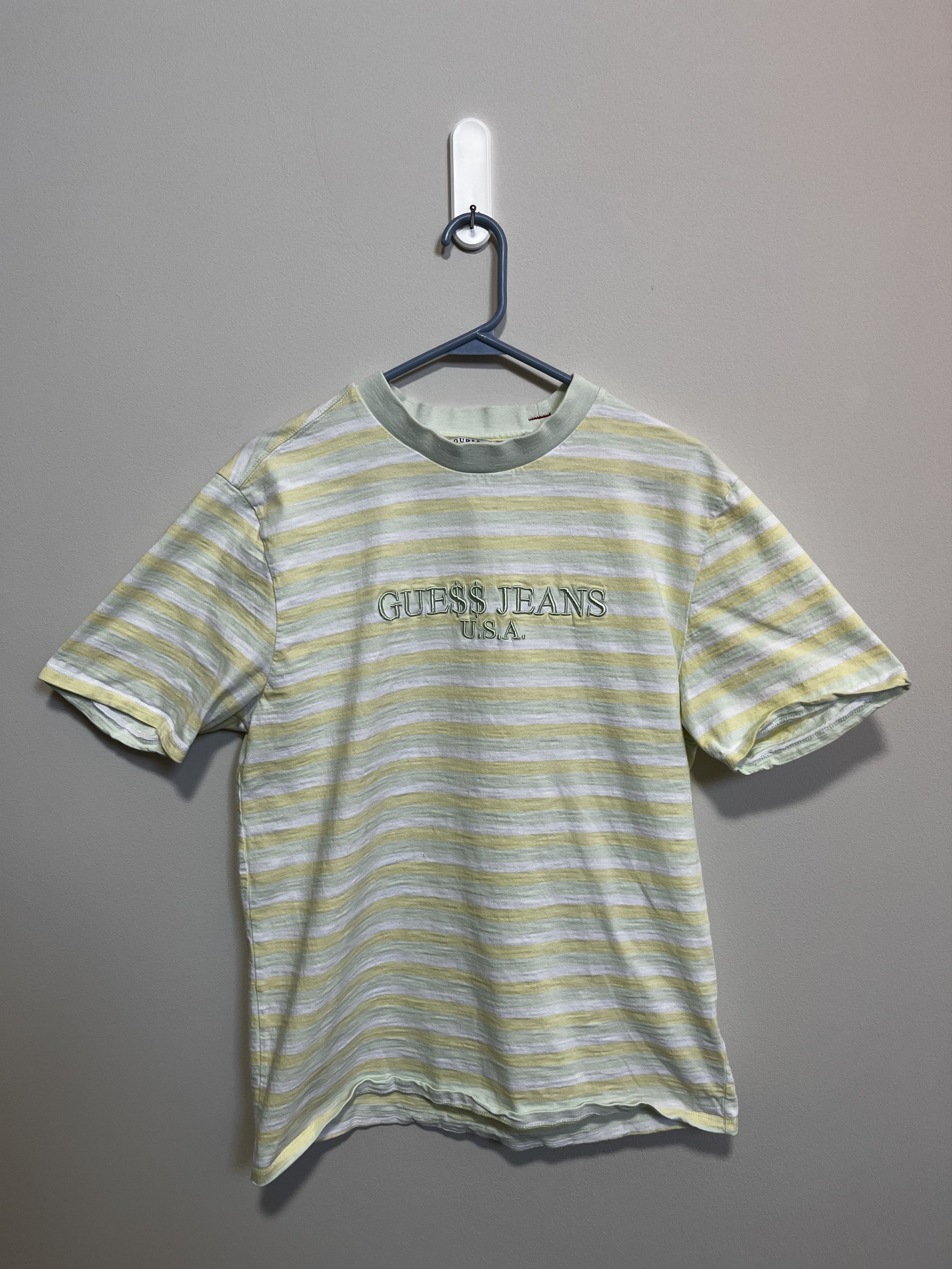 A$AP Rocky × Guess Guess Jeans USA Striped Tee x ASAP Rocky Size US M / EU 48-50 / 2 - 1 Thumbnail
