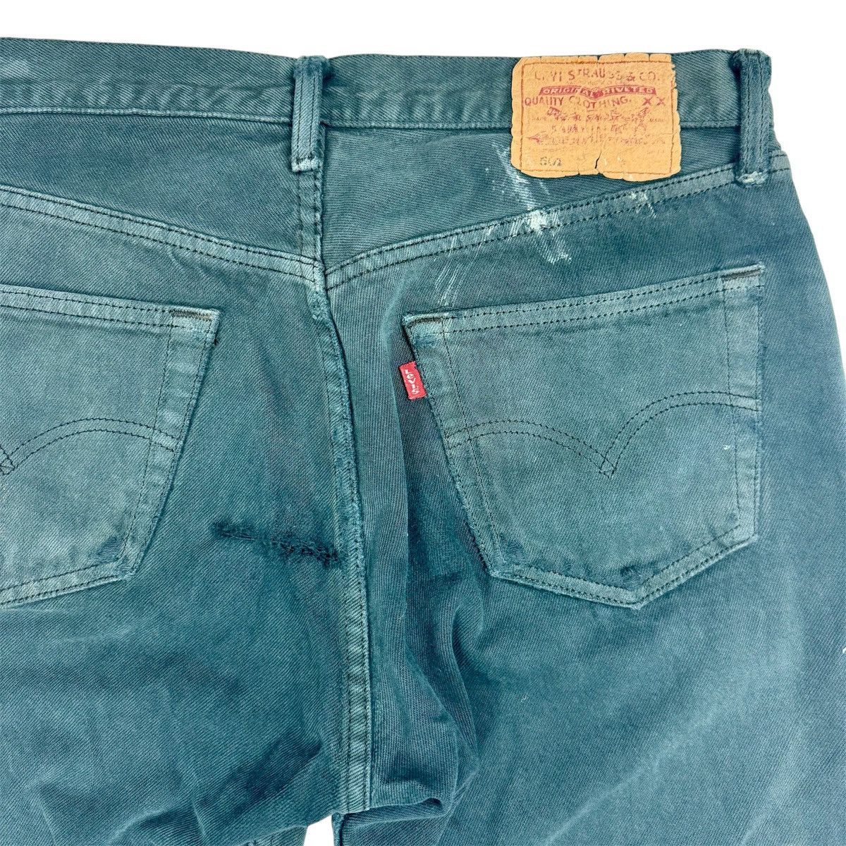 Vintage VINTAGE LEVI'S OVERDYED 501 DENIM Size US 34 / EU 50 - 8 Thumbnail