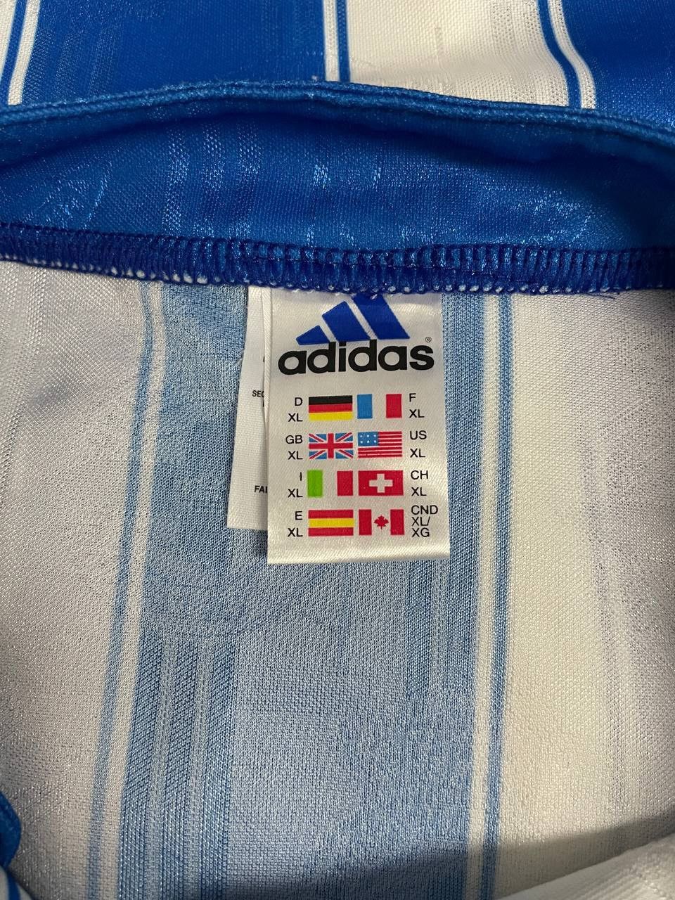 Adidas Adidas Vintage T Shirt Deportivo La Coruna 1996 Football Size US XL / EU 56 / 4 - 18 Thumbnail
