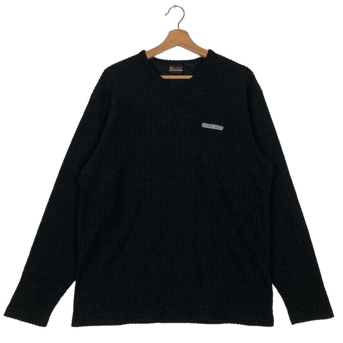 Guess 🔥90’s Vintage Knit Sweater Sweatshirt Guess USA Big Logo Size US M / EU 48-50 / 2 - 1 Thumbnail