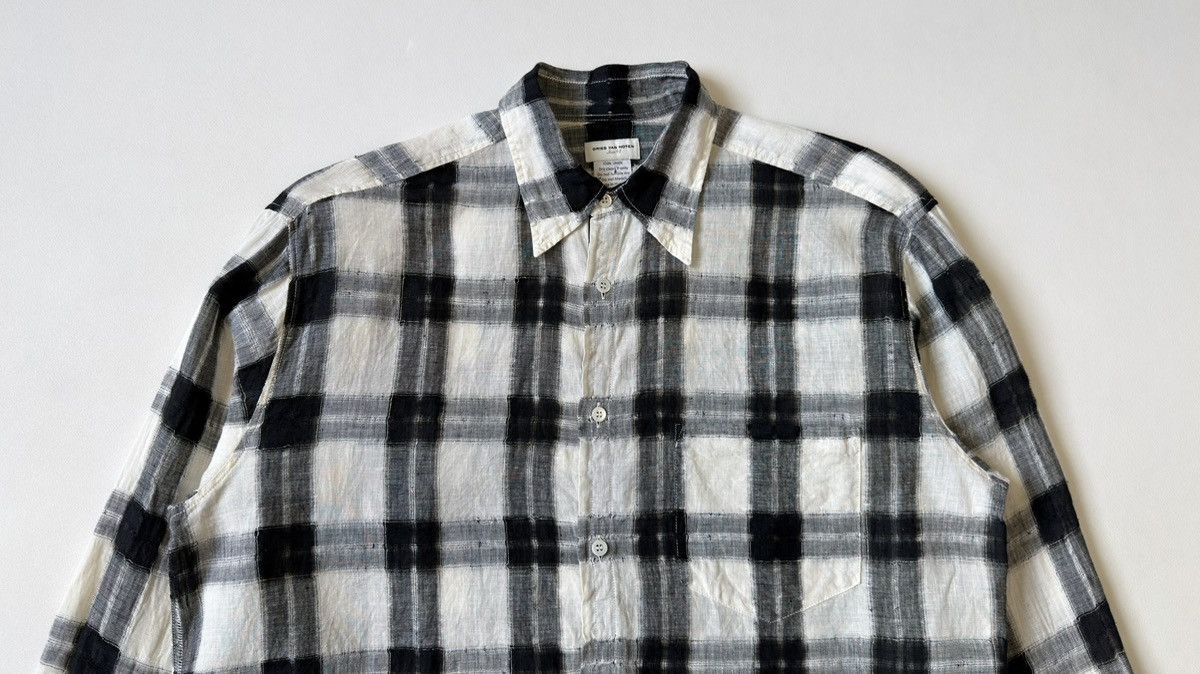 Dries Van Noten Early 2000s ‘Cobweb Weave’ Check Shirt Size US M / EU 48-50 / 2 - 5 Thumbnail