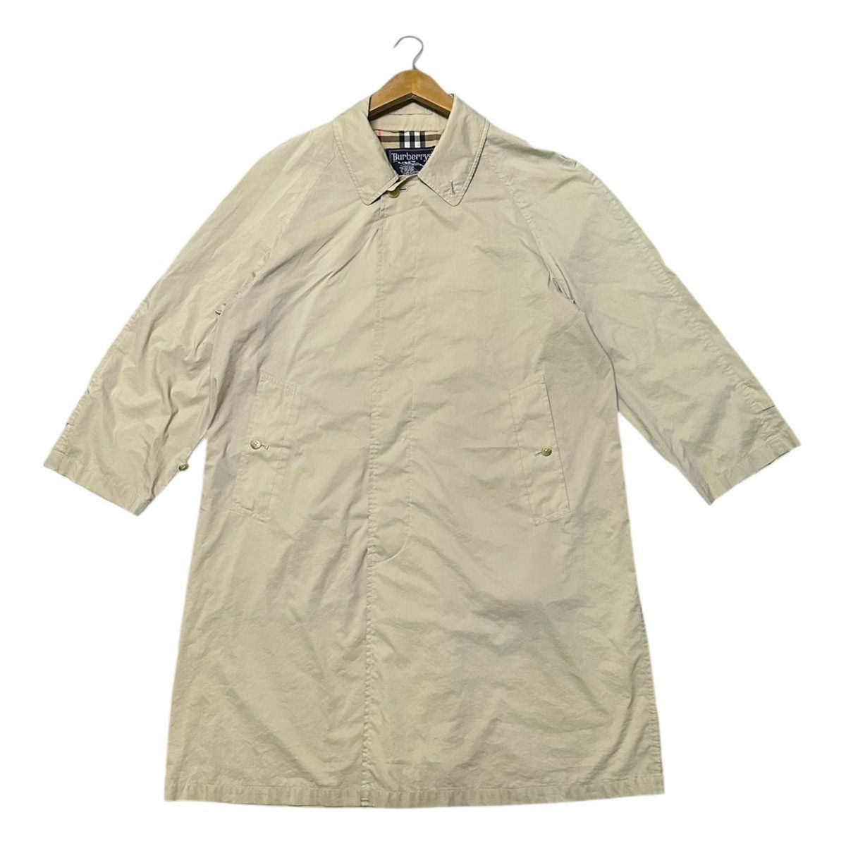 Burberry 90s vintage Burberry Pimlico raglan-sleeve trench coat Size US L / EU 52-54 / 3 - 1 Thumbnail