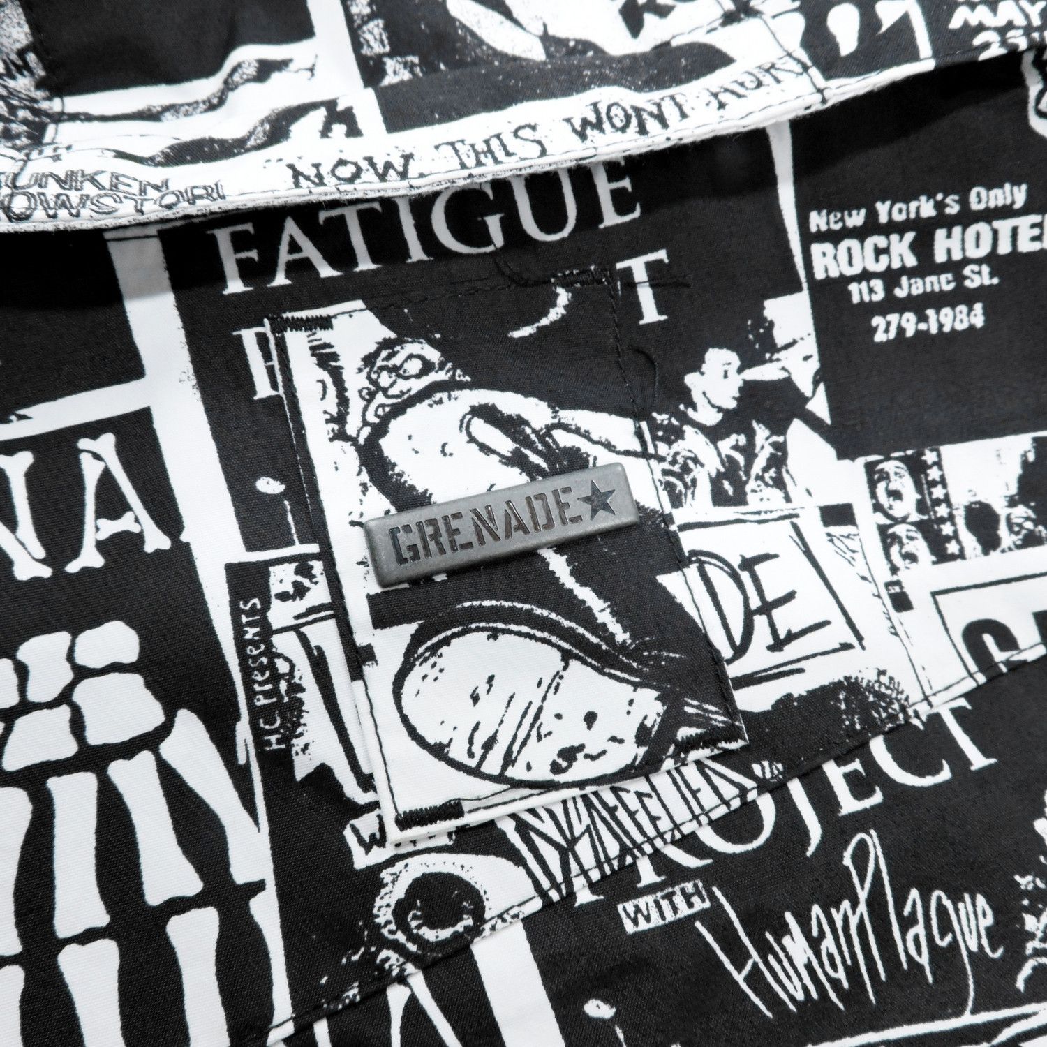 Grenade GRENADE FATIGUE PROJECT PUNK COLLAGE PRINT SNOWBOARD JACKET Size US M / EU 48-50 / 2 - 19 Thumbnail