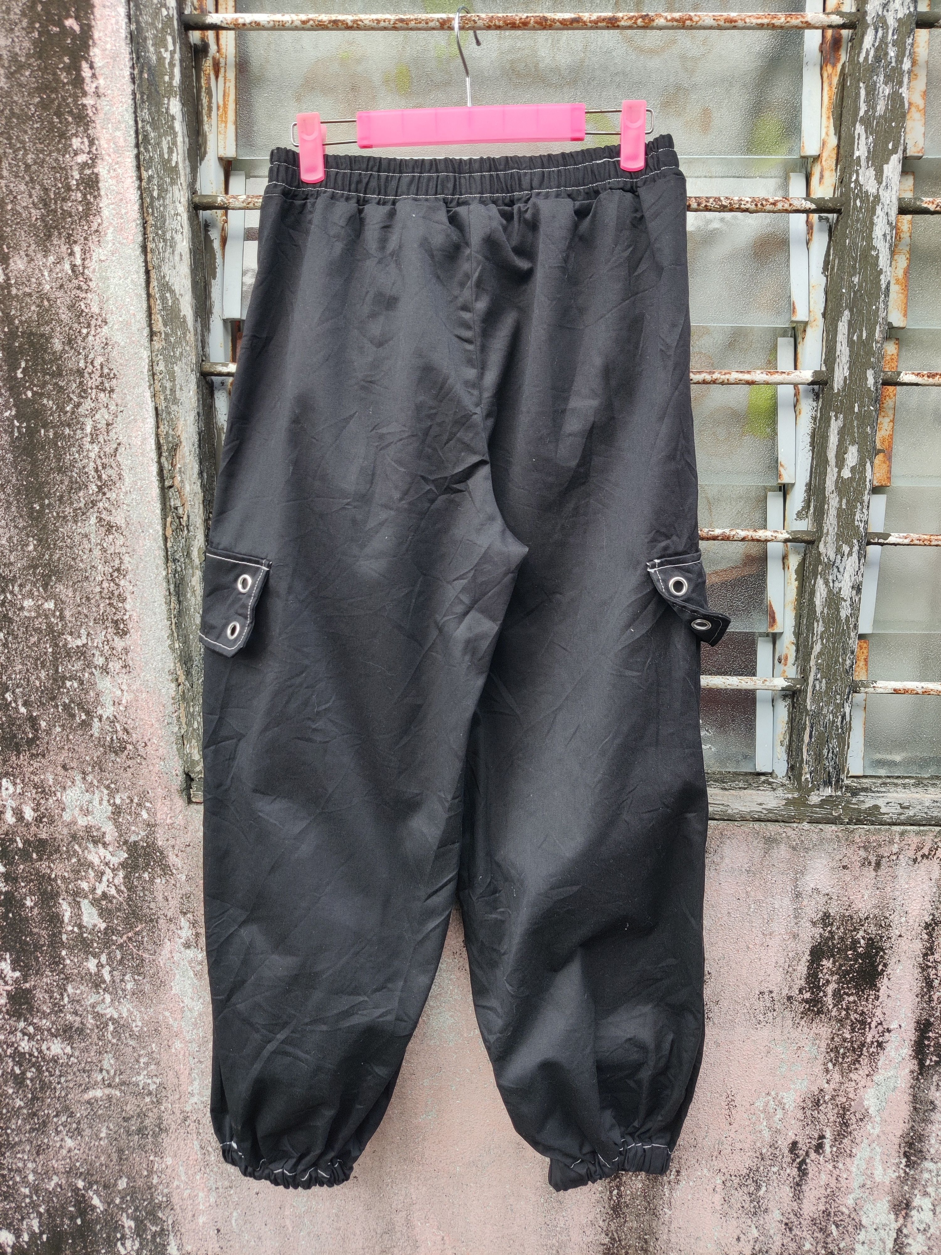 Japanese Brand Vintage Parachute Techwear Cyberpunk Bondage Gothic Pants Size US 32 / EU 48 - 5 Thumbnail
