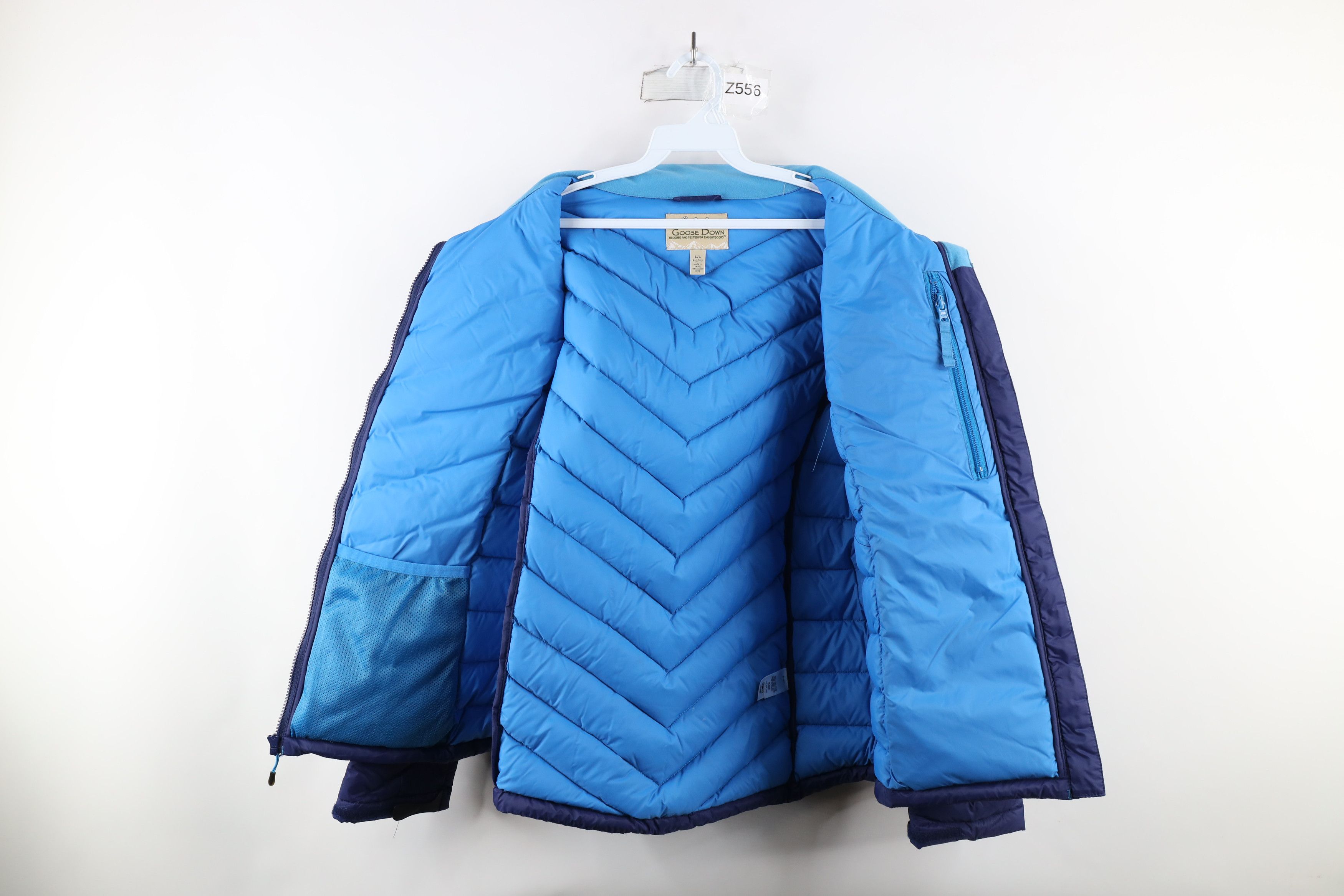 Cabelas × Vintage Cabelas Goose Down Insulated Full Zip Puffer Jacket Blue Size L / US 10 / IT 46 - 6 Thumbnail