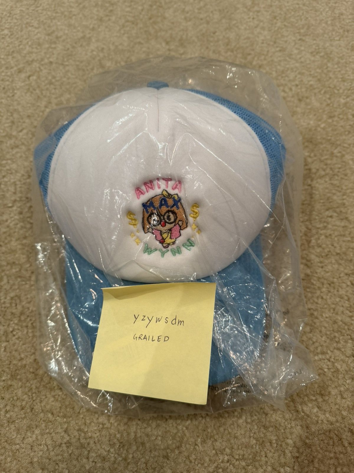 Drake Drake Anita Max Wynn Blue Trucker Hat Size ONE SIZE - 7 Thumbnail