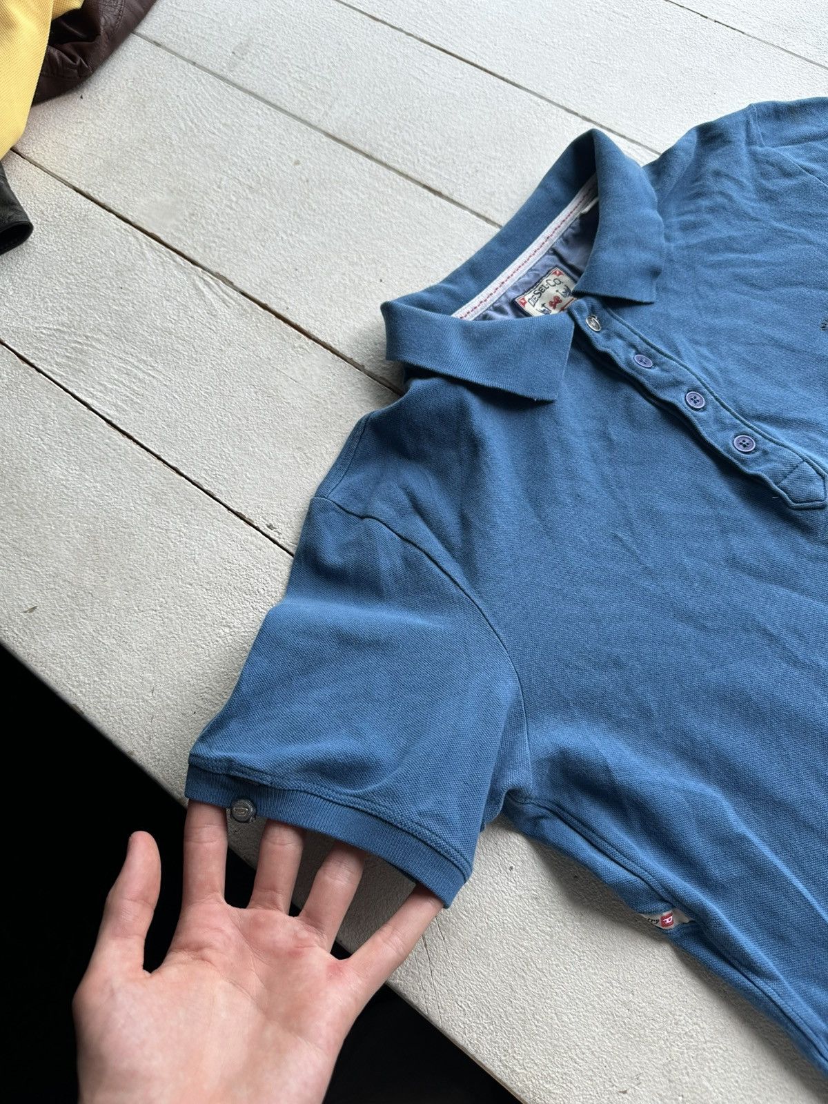 Diesel 🚨VNTG Diesel Avant-garde POLO Shirt 90s very rare Streetwear Size US M / EU 48-50 / 2 - 2 Thumbnail
