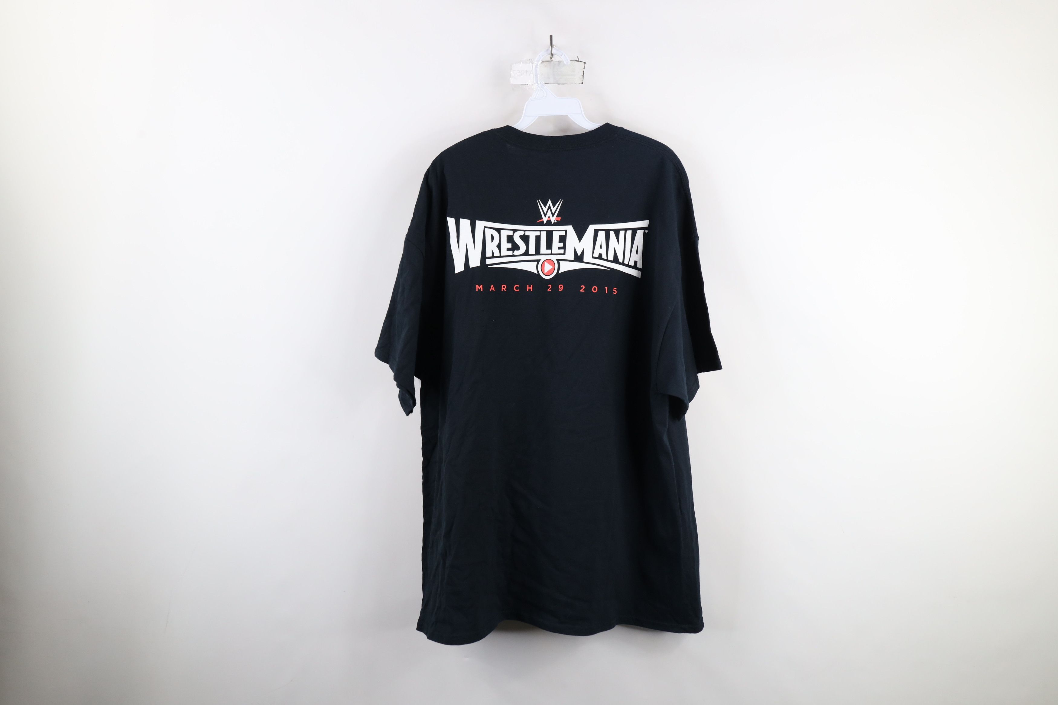 Vintage Vintage Y2K 2015 WWE WrestleMania Spell Wrestling T-Shirt Size US XXL / EU 58 / 5 - 10 Thumbnail