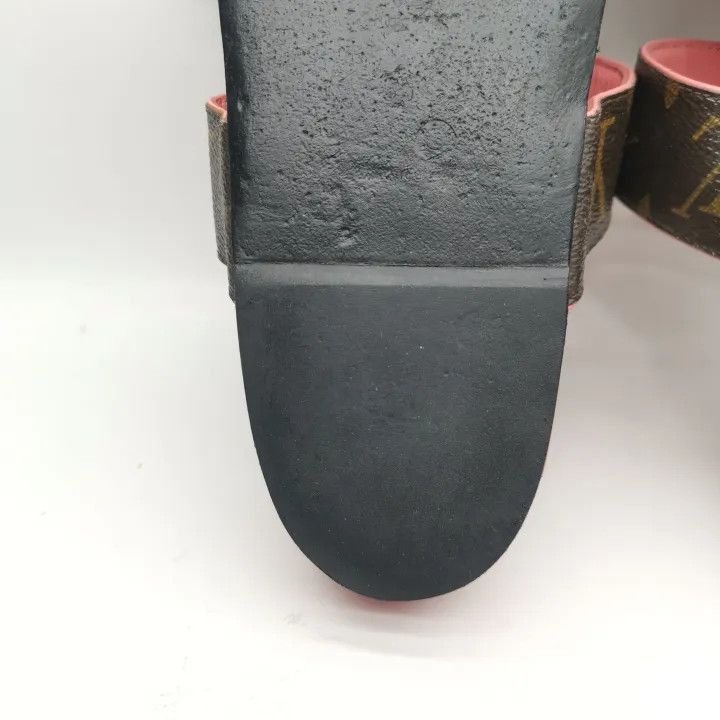 Other Louis Vuitton Pink Flat Slide Sandals -2508 Size US 6 / IT 36 - 2 Thumbnail