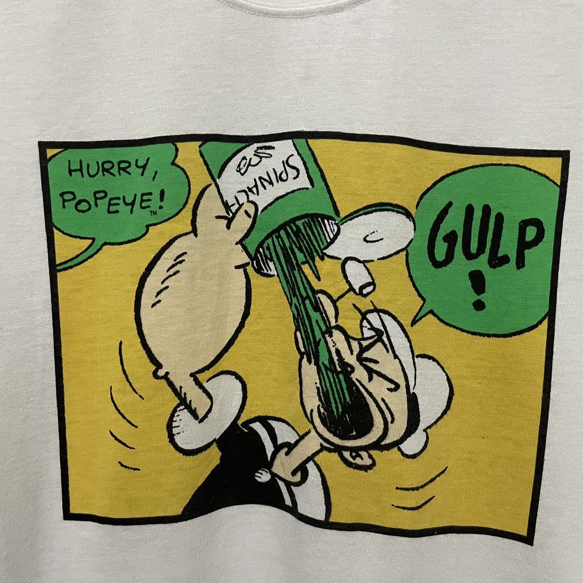 Cartoon Network × Vintage Vintage Popeye The Sailor Man Cartoon T Shirt Size US S / EU 44-46 / 1 - 2 Thumbnail