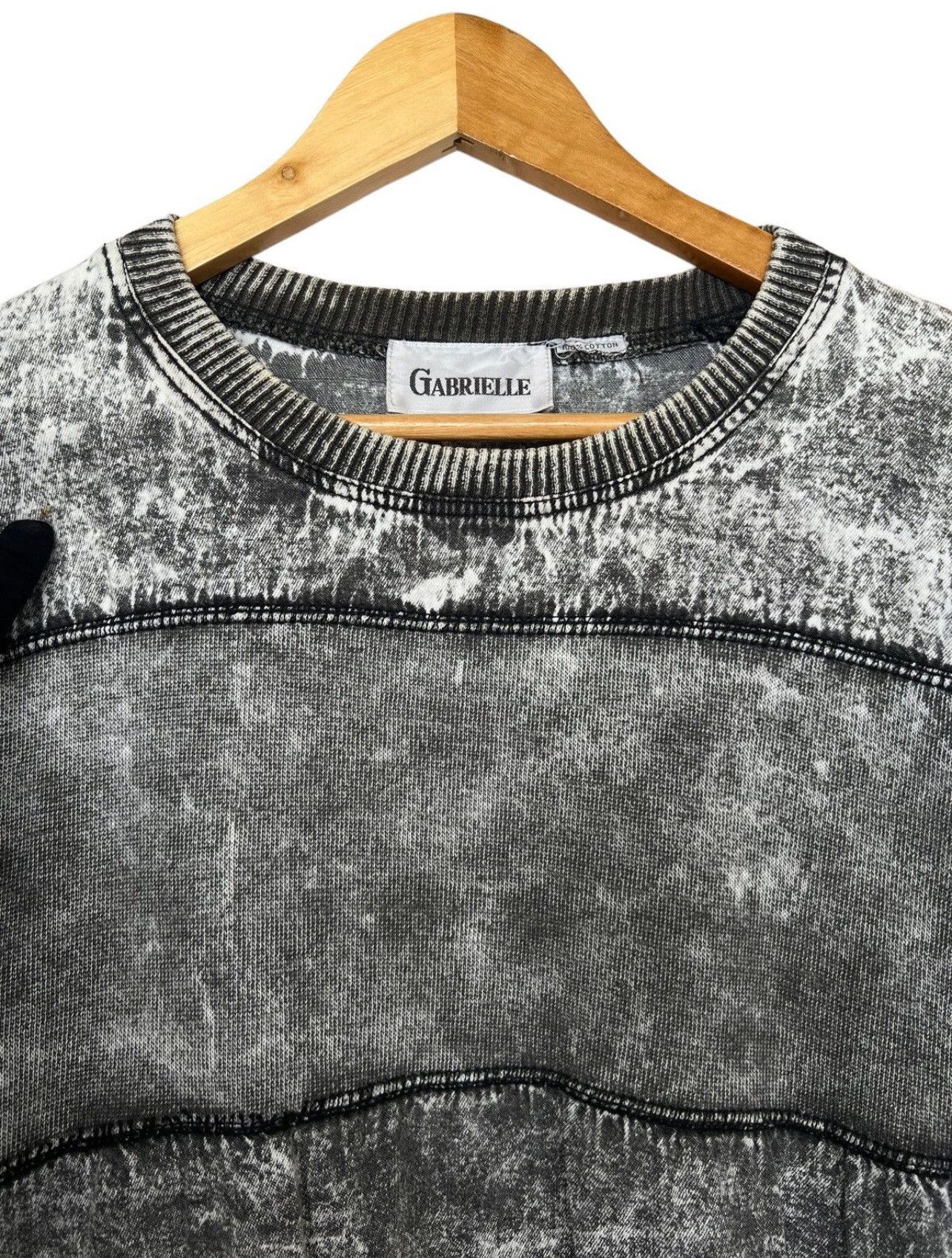 Japanese Brand Gabrielle Distressed Sun Faded Rusty Bondage Sweatshirt M Size US L / EU 52-54 / 3 - 10 Thumbnail
