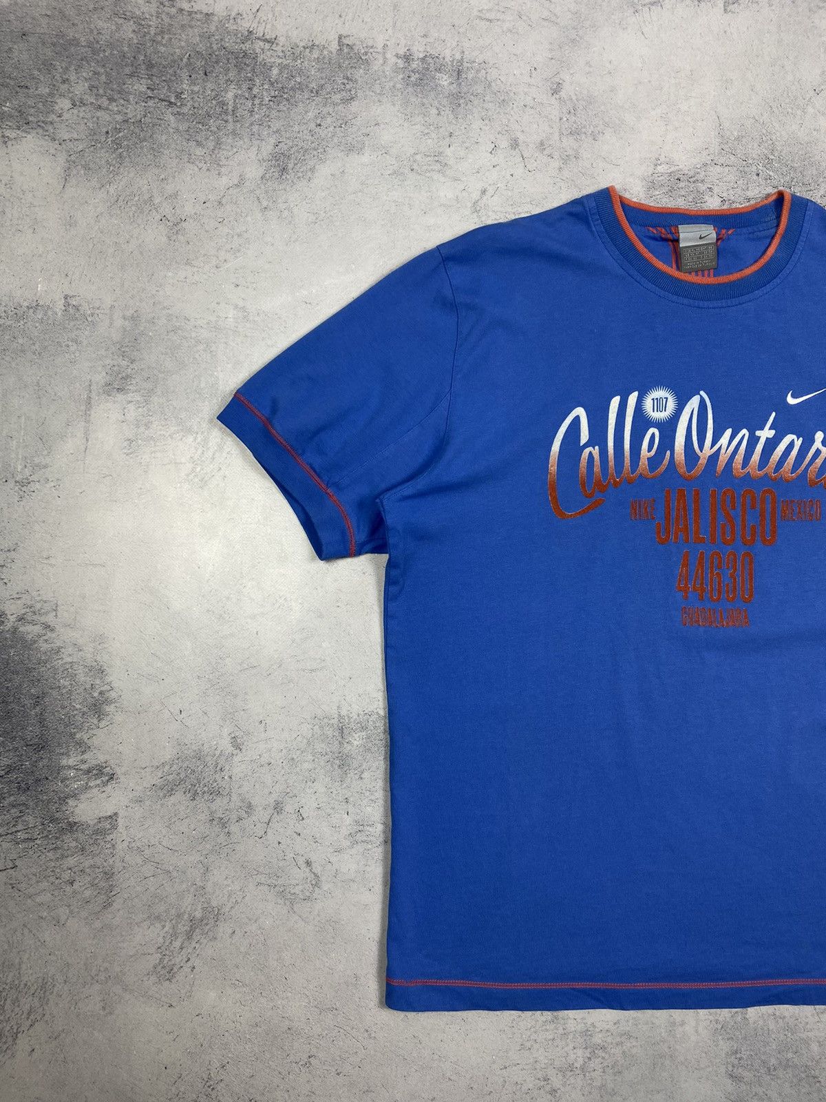 Nike Vintage 90 Nike Calle Ontario Jalisco Mexico Swoosh T Shirt Size US XL / EU 56 / 4 - 3 Thumbnail