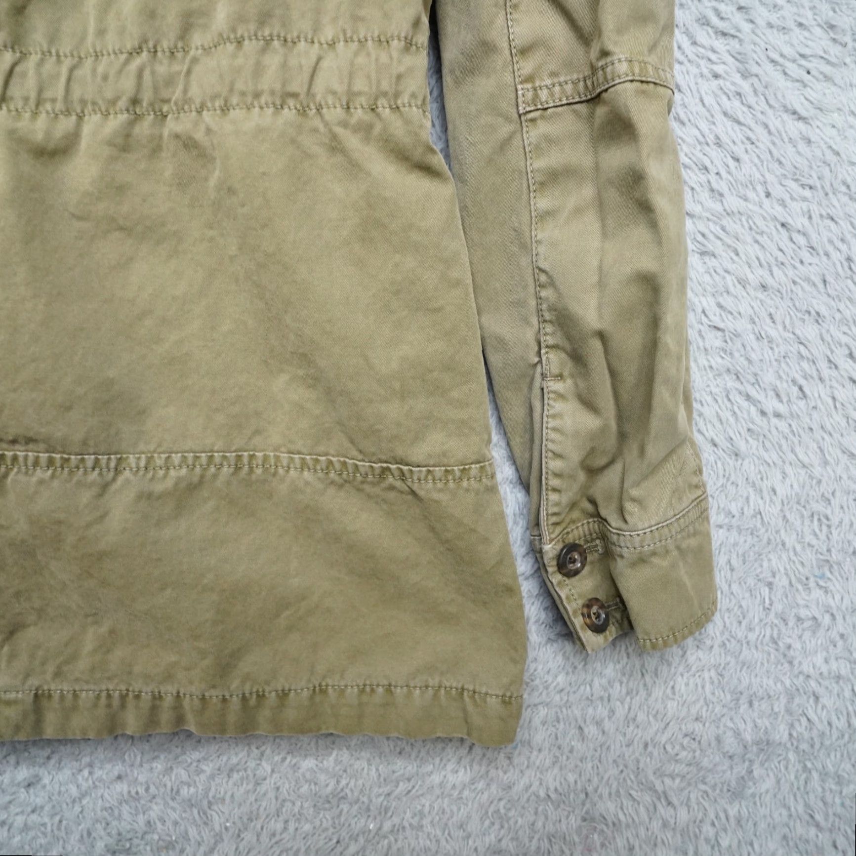 Banana Republic Banana Republic Military Jacket Womens S Green Canvas Cargo Military Jacket Women S Green canvas Jacket Size S / US 4 / IT 40 - 6 Thumbnail