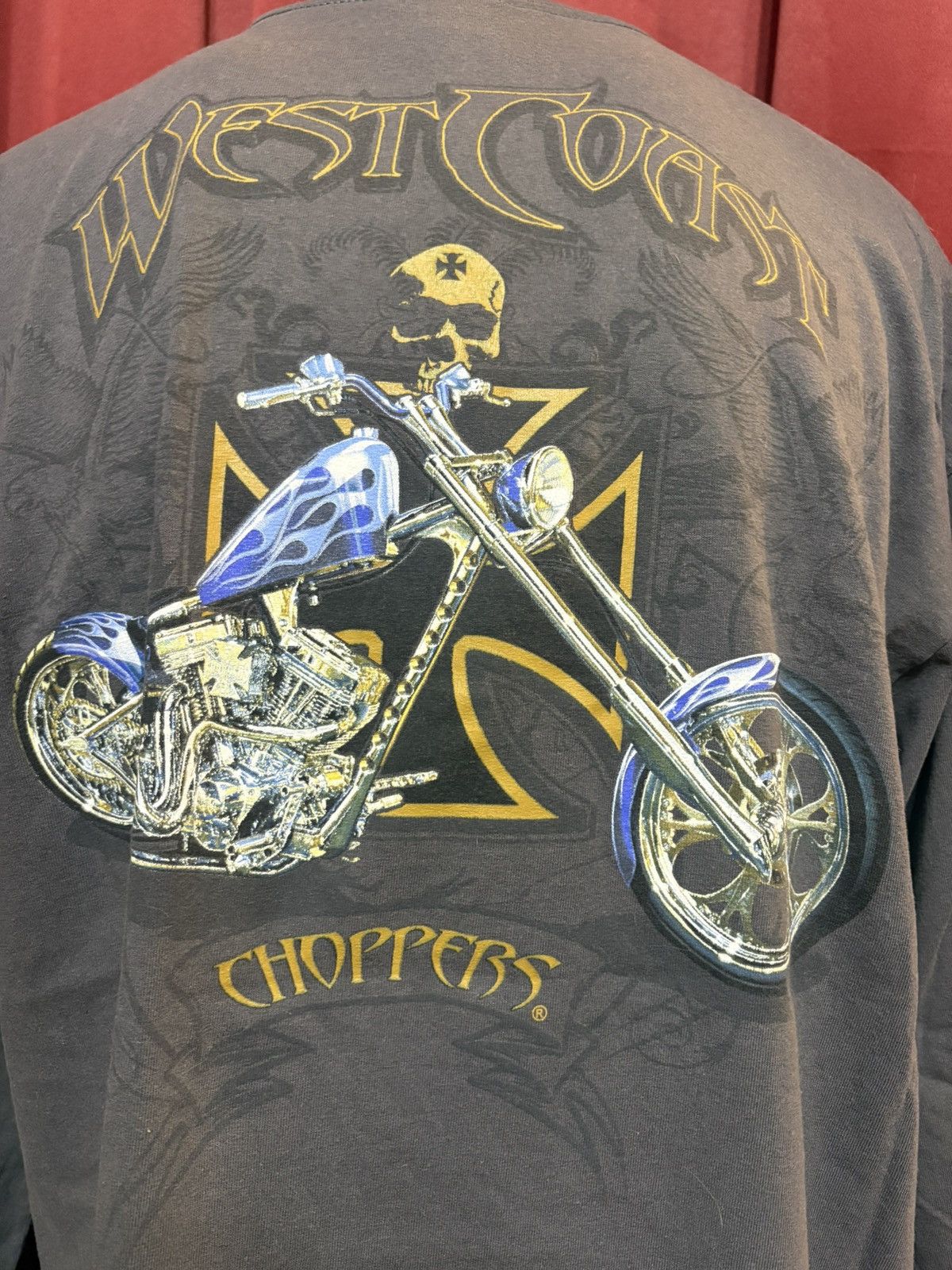 West Coast Choppers Vintage West Coast Choppers Long Sleeve Y2K Biker Tee Grail Size US XXL / EU 58 / 5 - 3 Thumbnail