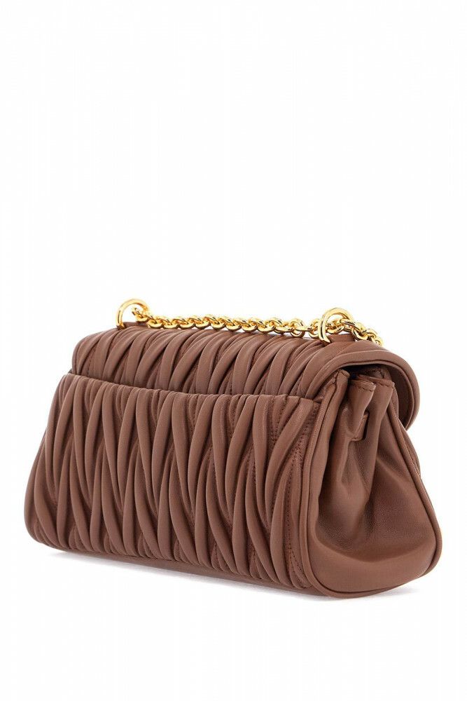 Miu Miu o1B3y1r0426 Size: OS / Quilted Napa Leather Shoulder Bag Size ONE SIZE - 2 Thumbnail